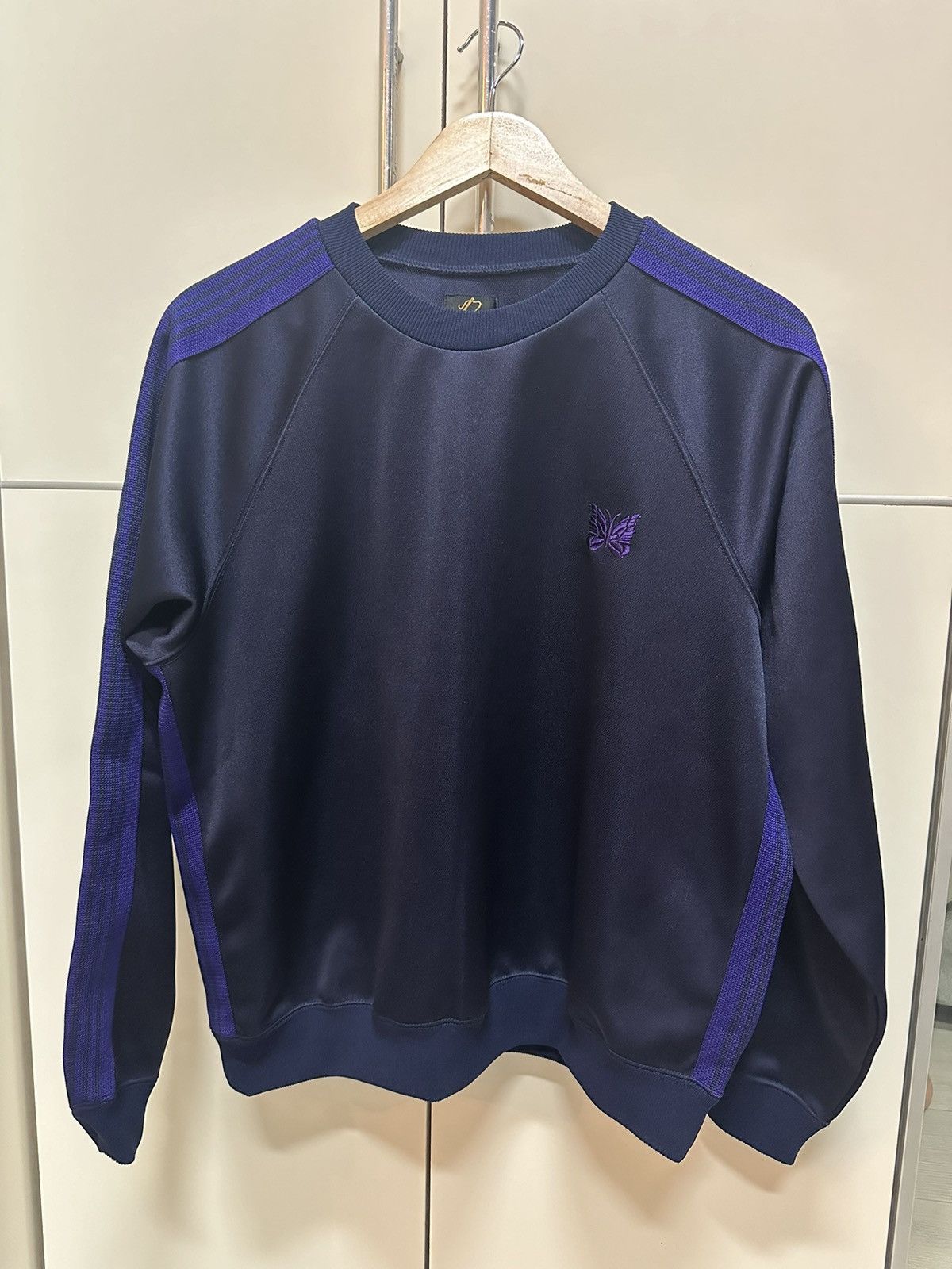 Needles Mint Condition Navy/Purple Sweat Top Size US XS / EU 42 / 0 - 1 Thumbnail