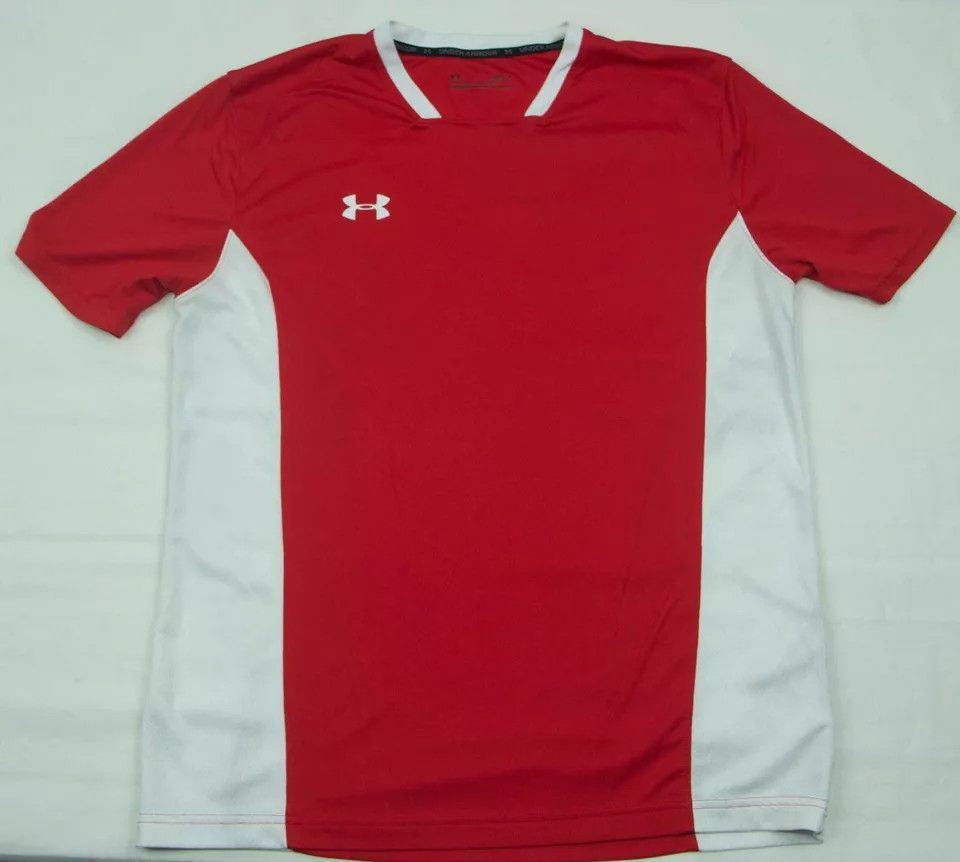 Under Armour UNDER ARMOUR ACTIVEWEAR TOP RED SIZE L VGC Size US L / EU 52-54 / 3 - 5 Thumbnail
