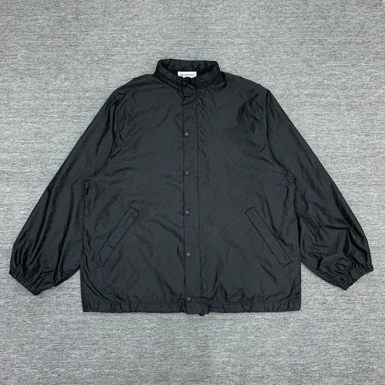 Balenciaga Balenciaga Black camo print full print windbreaker jacket Size US XS / EU 42 / 0 - 1 Thumbnail
