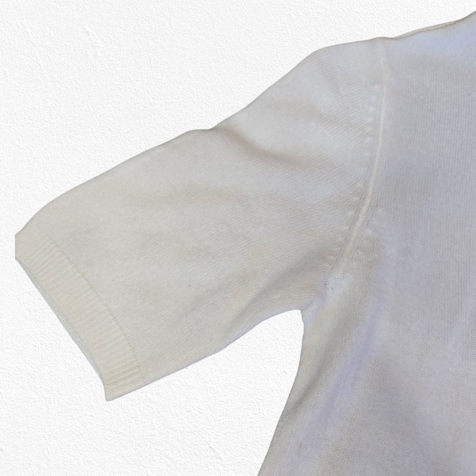 Apt. 9 Apt 9 Ivory Turtleneck Lace Hem Sweater Small Petite Size S / US 4 / IT 40 - 4 Thumbnail