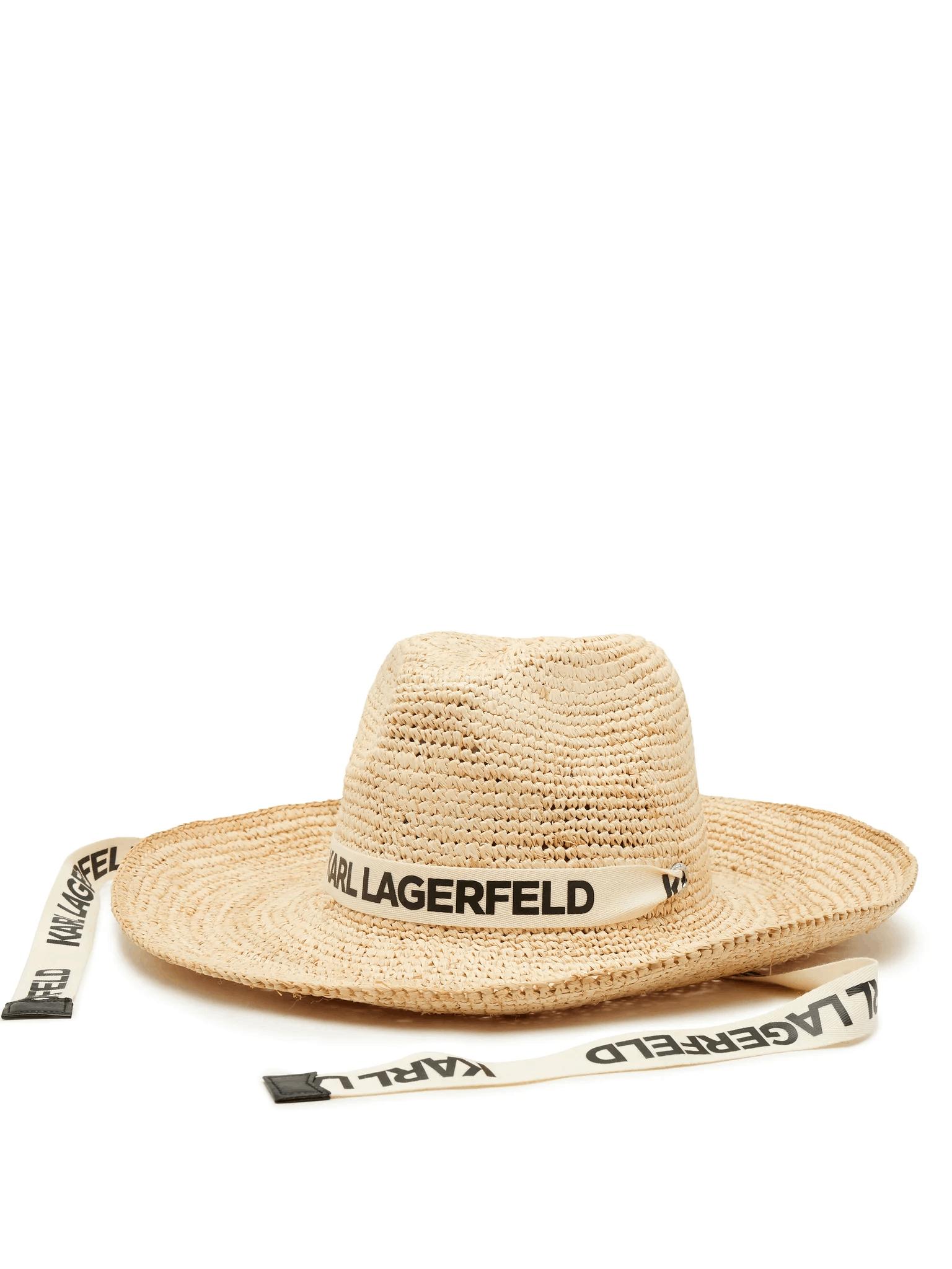 Karl Lagerfeld hat with brim Raffia Size ONE SIZE - 1 Thumbnail