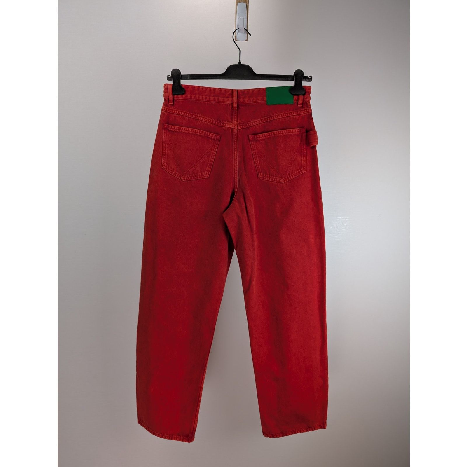 Bottega Veneta o1rshd1 Faded Colour Wash Denim Jean in Deep Red Size US 32 / EU 48 - 9 Thumbnail