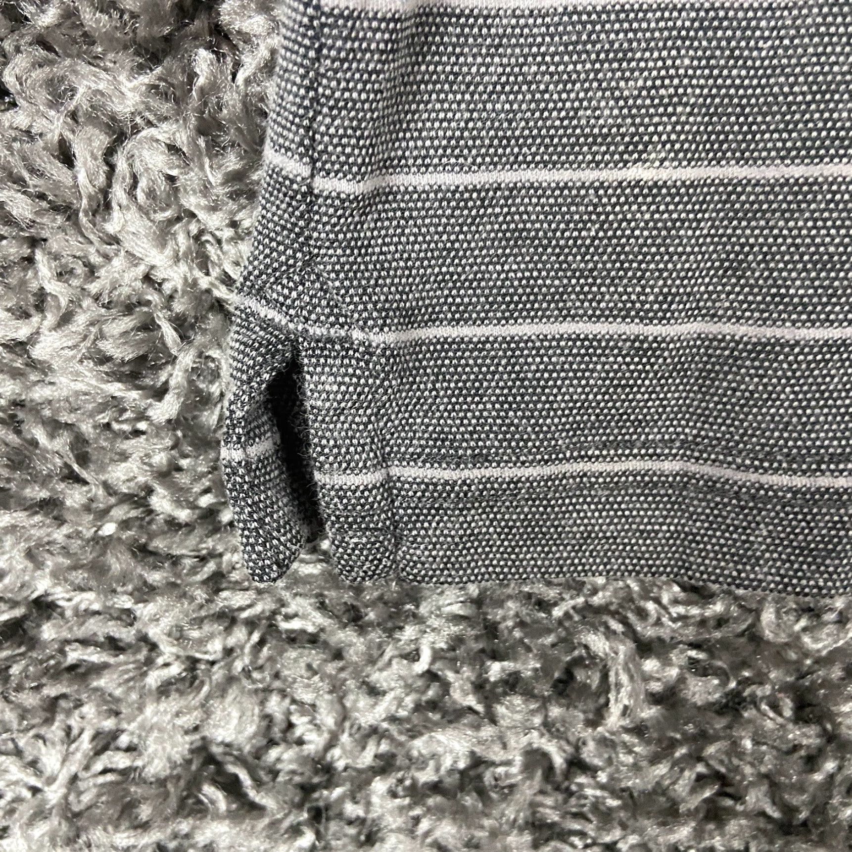 Vintage GLACIER Polo Shirt Men XL Gray Striped Polo Shirt Regular Size XL Mens Size US XL / EU 56 / 4 - 2 Thumbnail