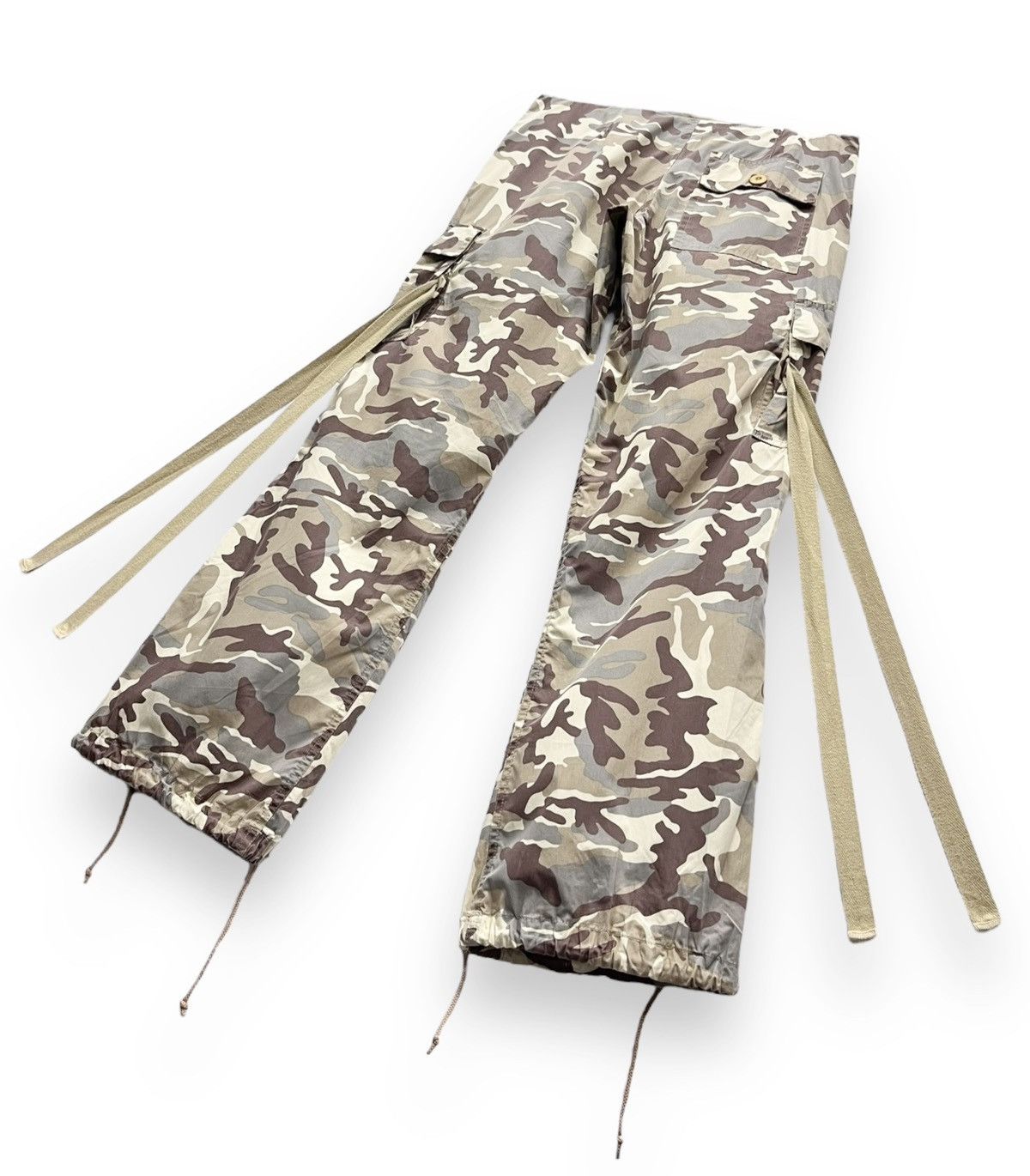 Japanese Brand UFO Drawstring Bondage Urban Camouflage Streetwear Dance Size US 29 - 4 Thumbnail