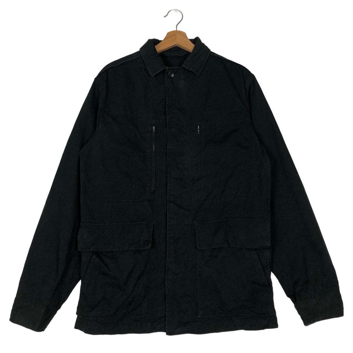 Japanese Brand 🔥Vtg Chore Work Jacket Cargo Uniqlo Japan Issey Miyake Size US XL / EU 56 / 4 - 1 Thumbnail