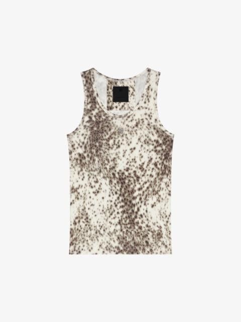Givenchy o1w1db10325 Rib Tank Top in Leopard Size M / US 6-8 / IT 42-44 - 1 Preview