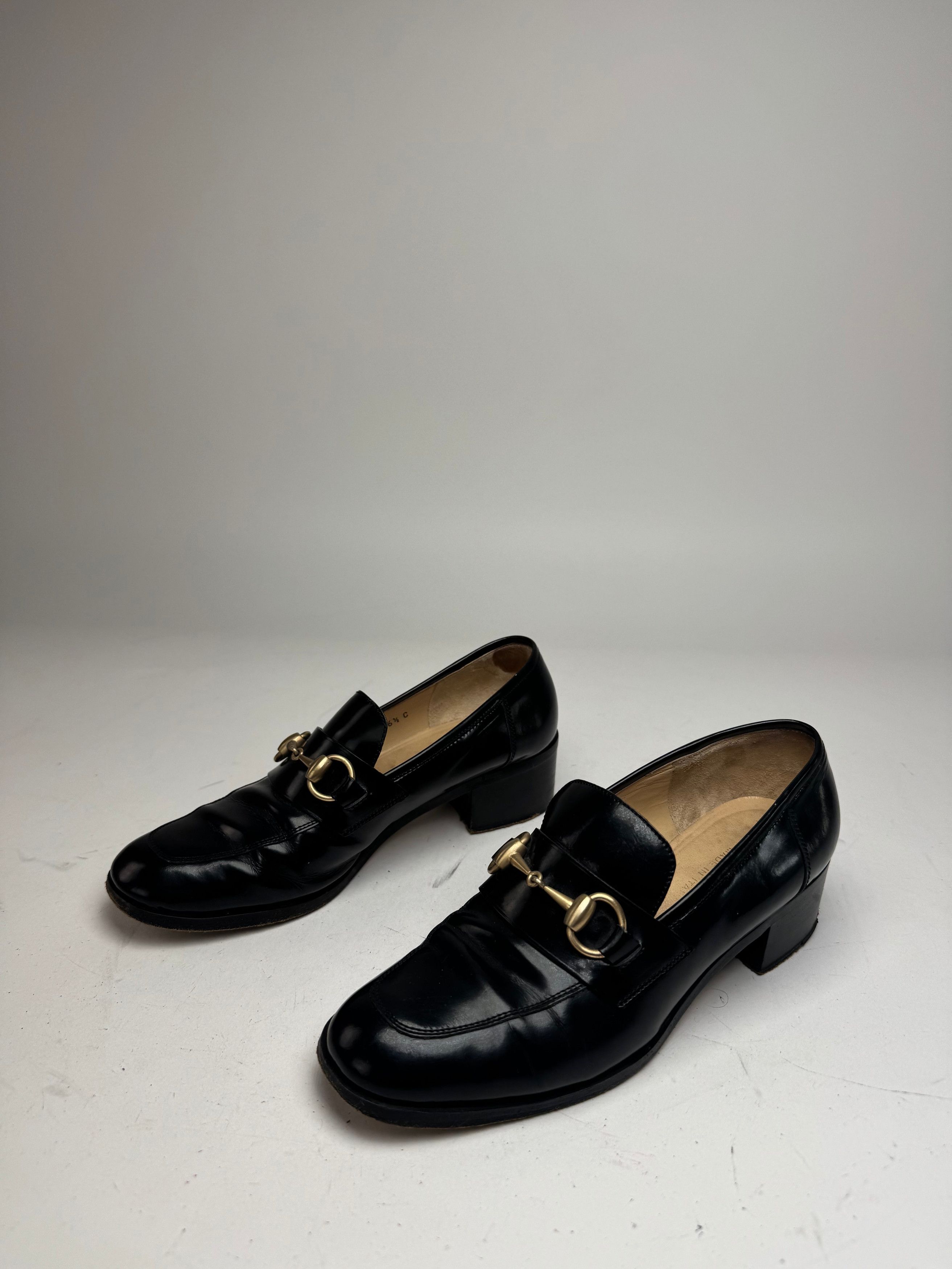 Gucci Vintage Patent Leather Horsebit Pumps EU36,5 Size US 5 / IT 35 - 1 Thumbnail