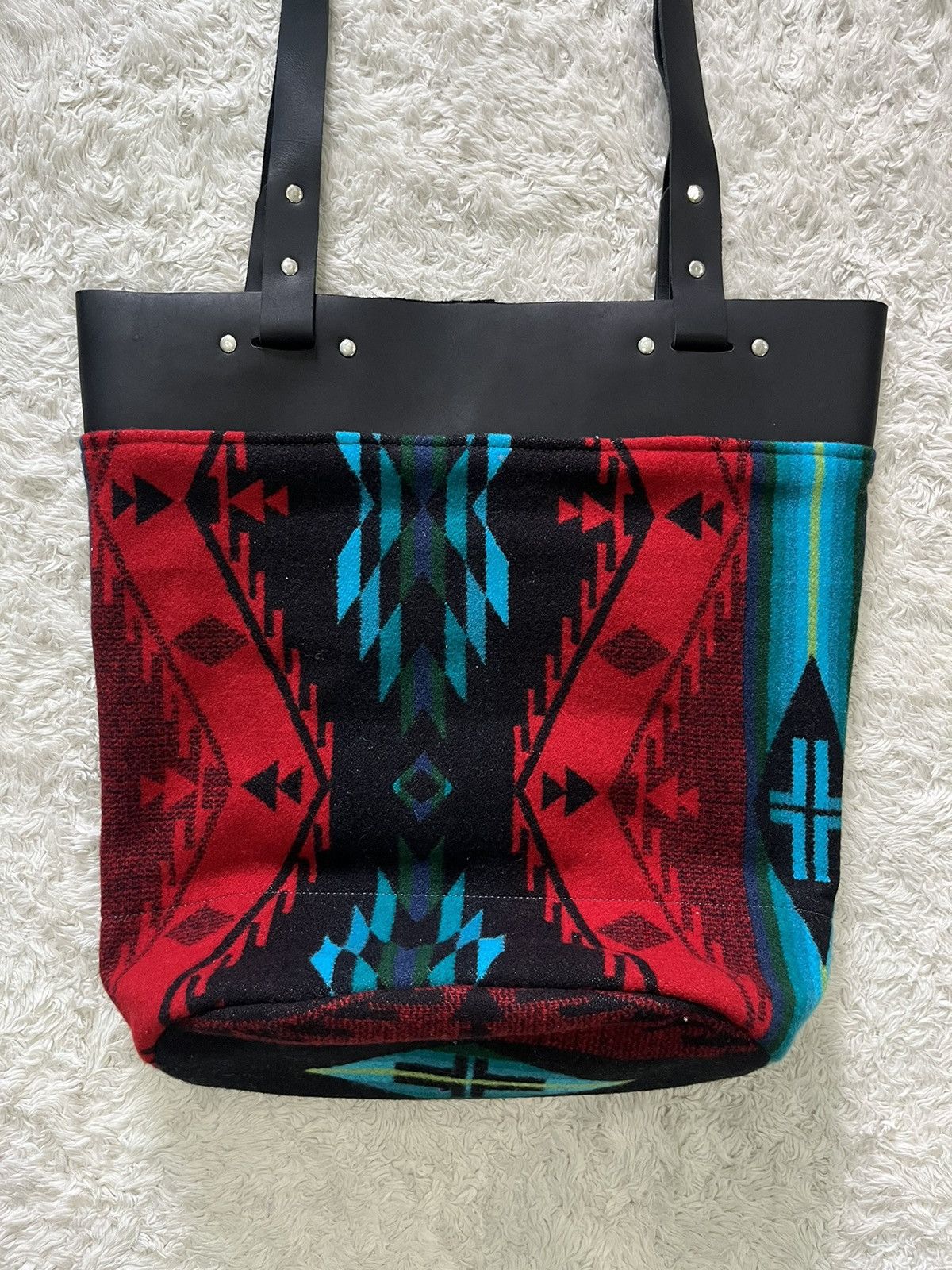 Pendleton × Vintage tarboo "discontinued brand" aztec navajo large tote bag Size ONE SIZE - 2 Thumbnail