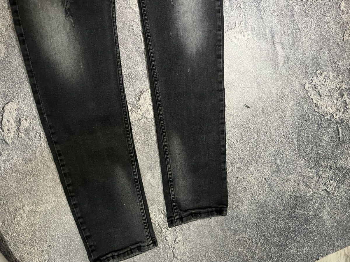 Japanese Brand Vintage Relaxed Distressed Skinny Jean - Underground Style Size US 30 / EU 46 - 6 Thumbnail
