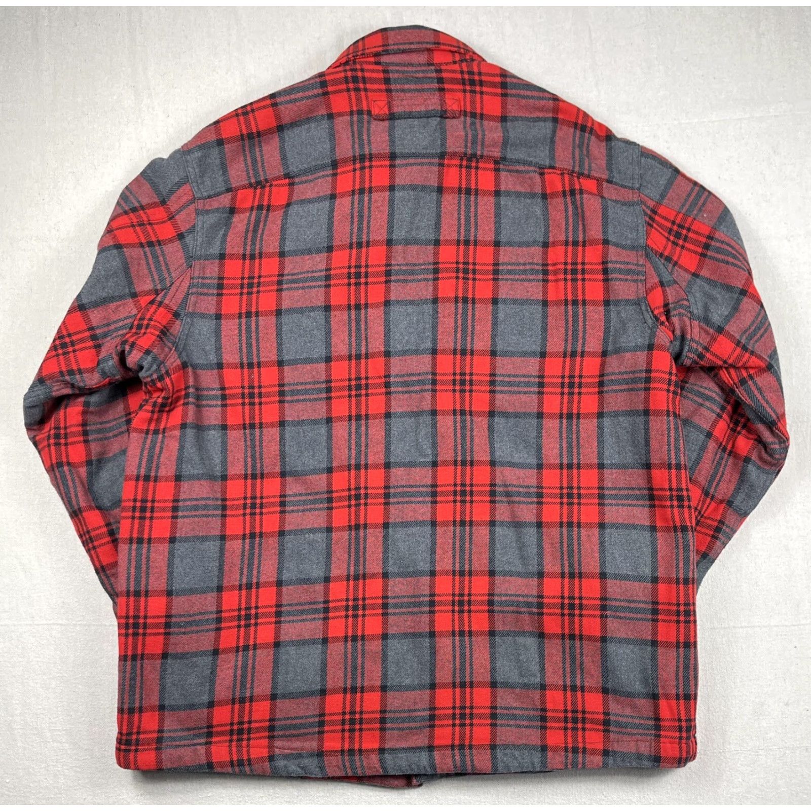 Vintage Duluth Men's Fleece Lined Flannel Long Sleeve Snap Up Red Plaid L Shirt Size US L / EU 52-54 / 3 - 2 Thumbnail