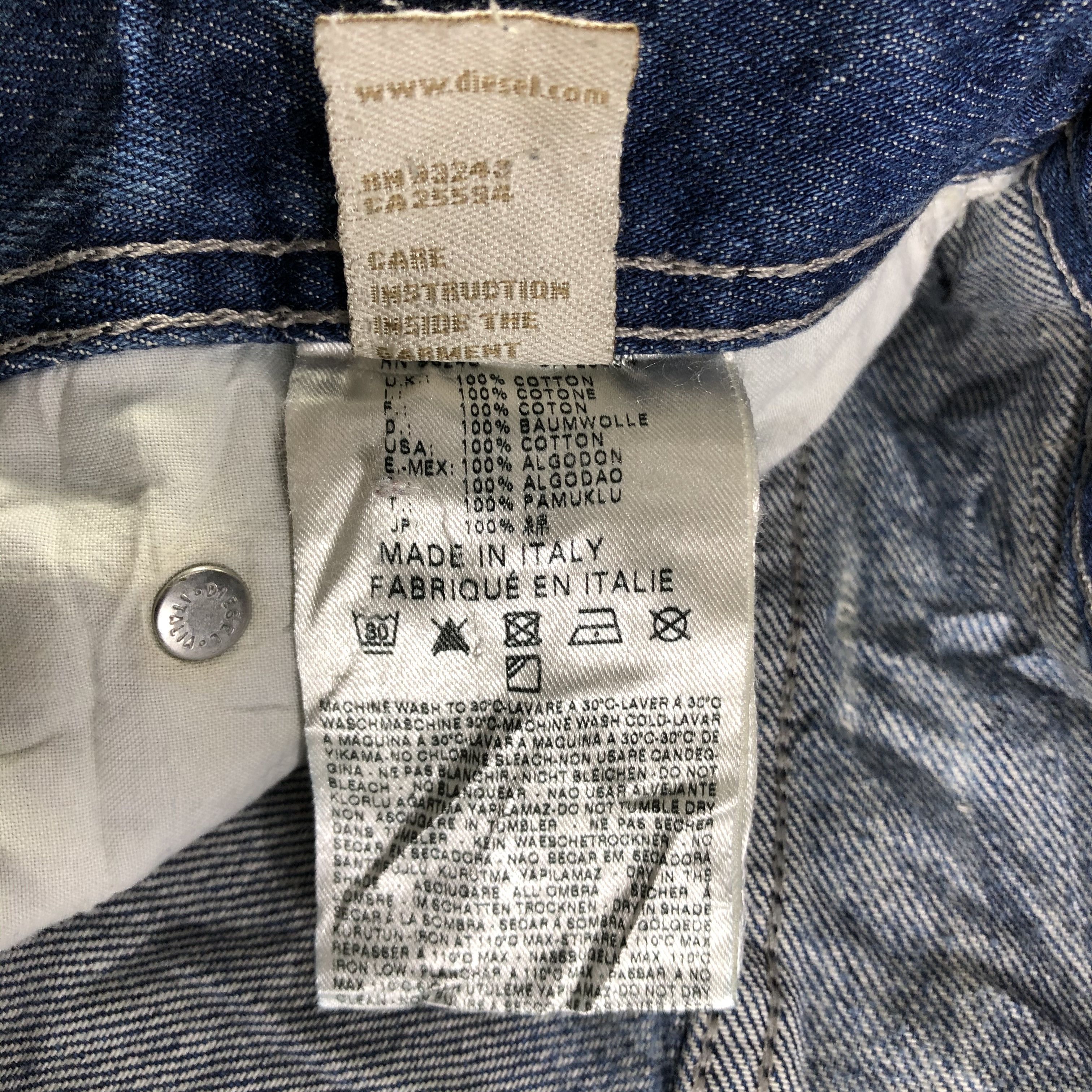Diesel Vintage Diesel Industry Jeans-J3734 Size US 34 / EU 50 - 15 Thumbnail