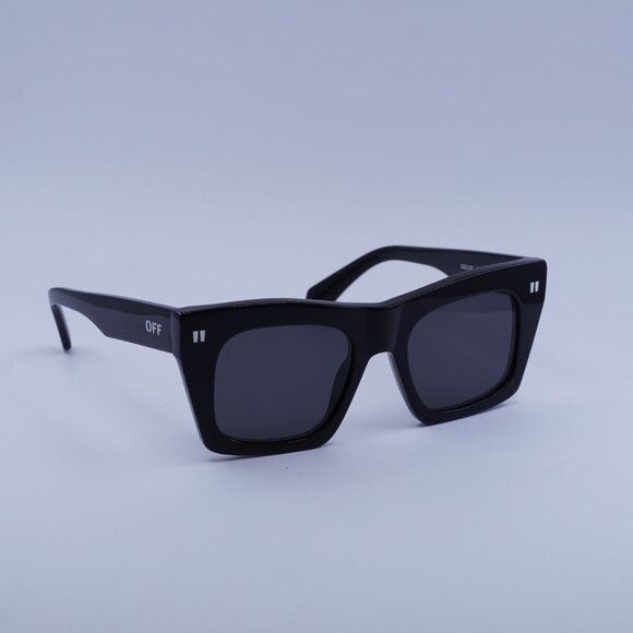 Off-White Off-White OERI13Y SELMA 1007 Sunglasses Black Square Frame Size ONE SIZE - 3 Thumbnail