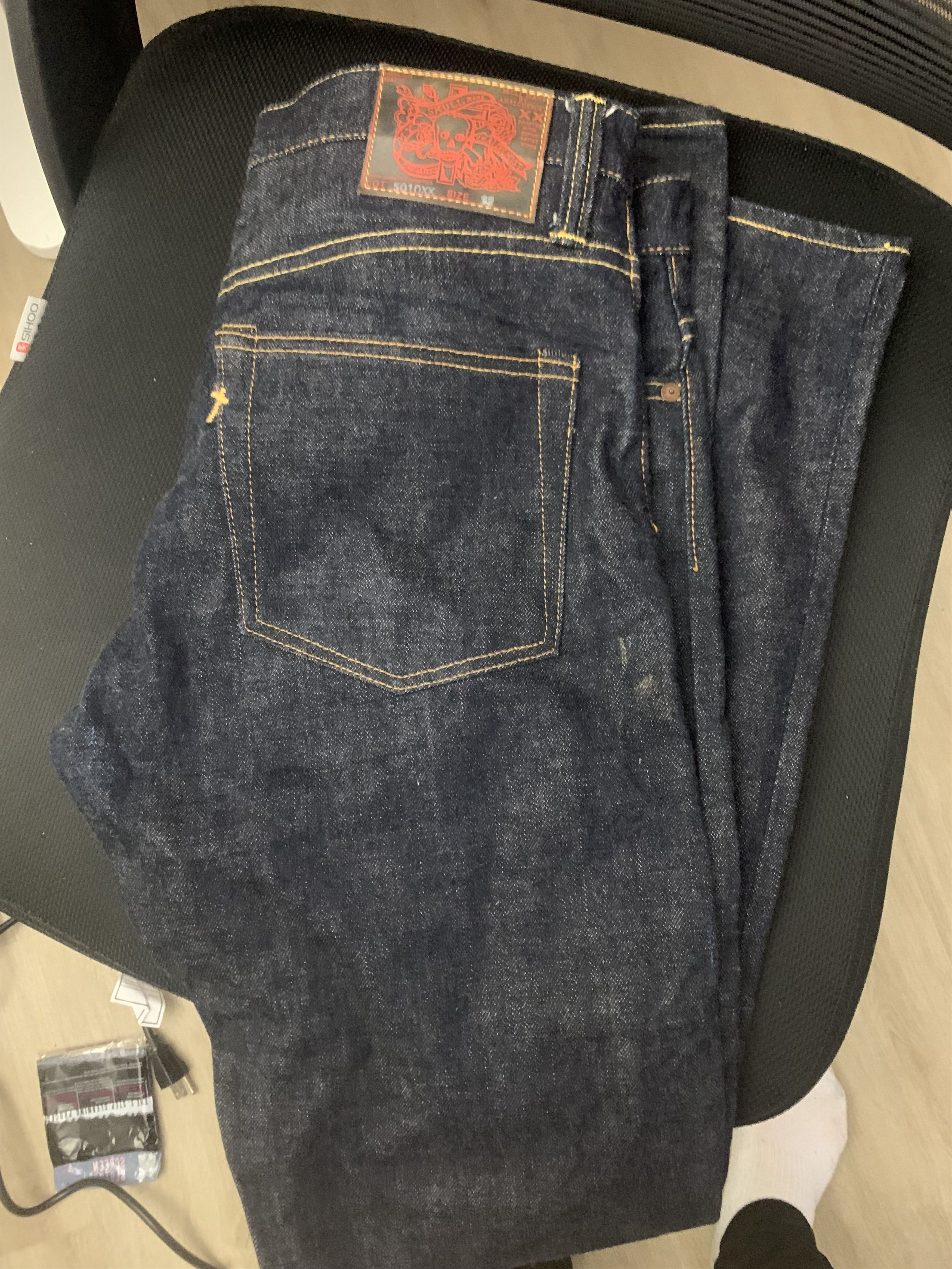 Skull Jeans by an Alchemist 5010XX Size US 32 / EU 48 - 1 Thumbnail