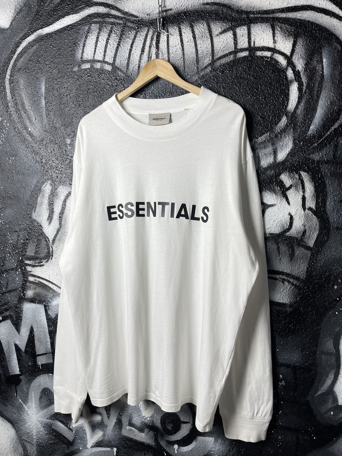 Essentials Essentials Fear Of God White Oversized Long Sleeve T-Shirt L Size US L / EU 52-54 / 3 - 1 Thumbnail