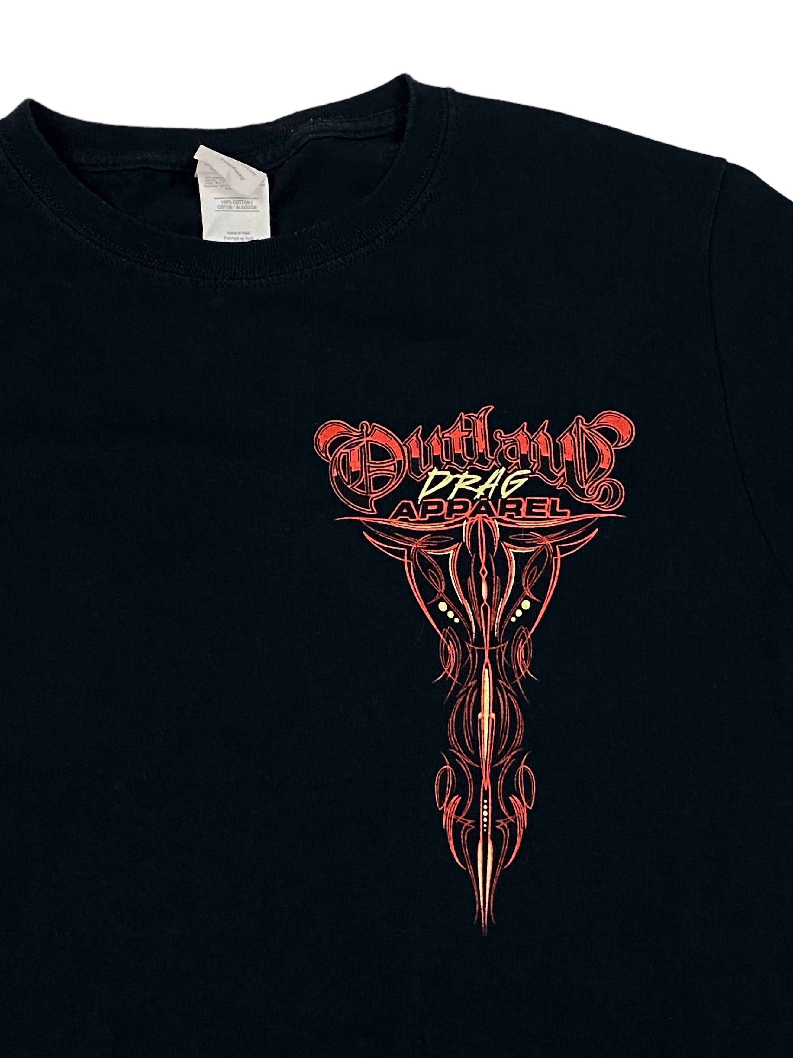 Vintage Vintage Outloud Drag Show Dope Print Black T-Shirt M769 Size US S / EU 44-46 / 1 - 5 Thumbnail