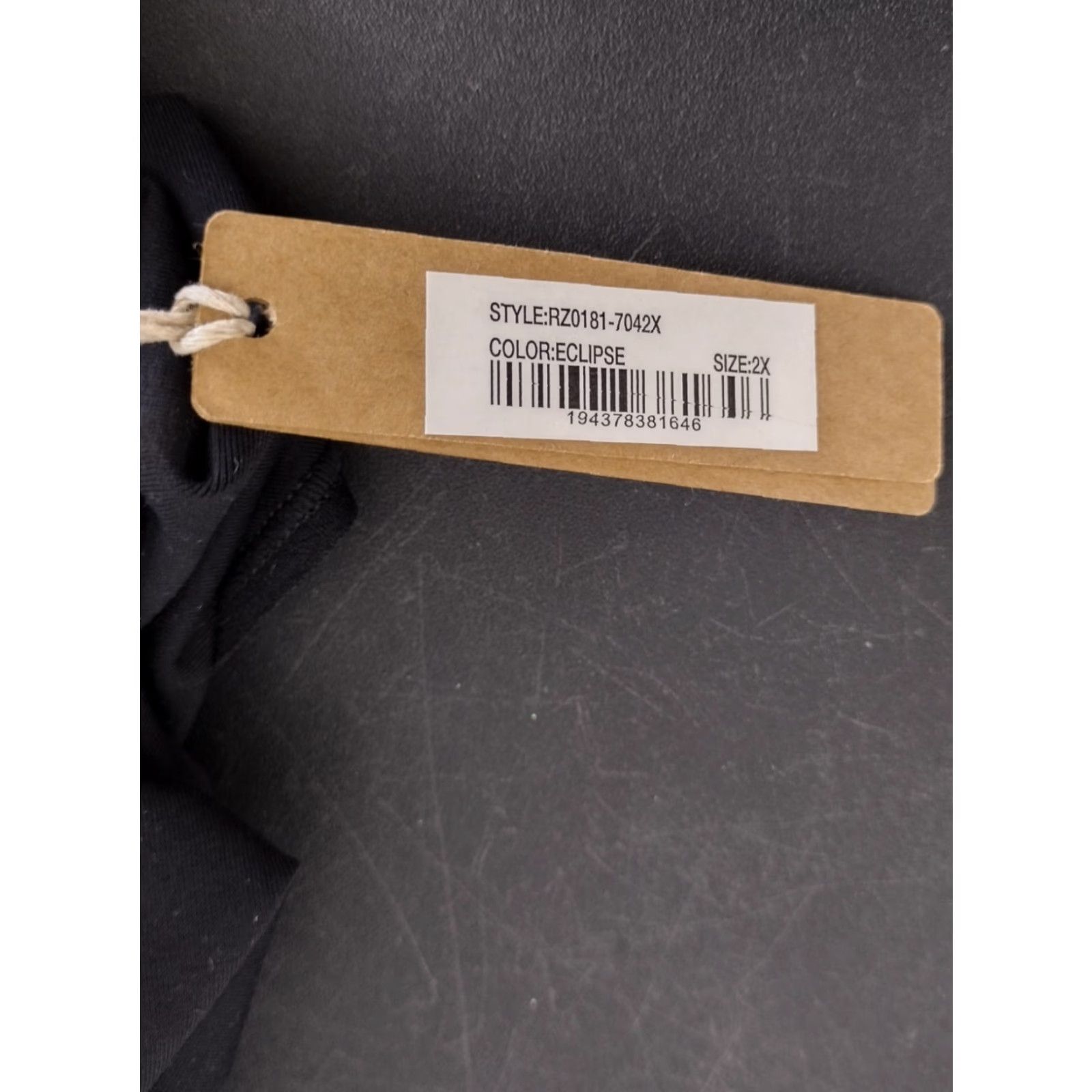 SKIMS SKIMS One Piece Brazilian Thong Color Eclipse Size 2X Sleeveless Cotton Spandex Black, Regular Fit, Leotard, Solid, Women, 2X, Set Includes: None Size 40" / US 18 - 5 Thumbnail