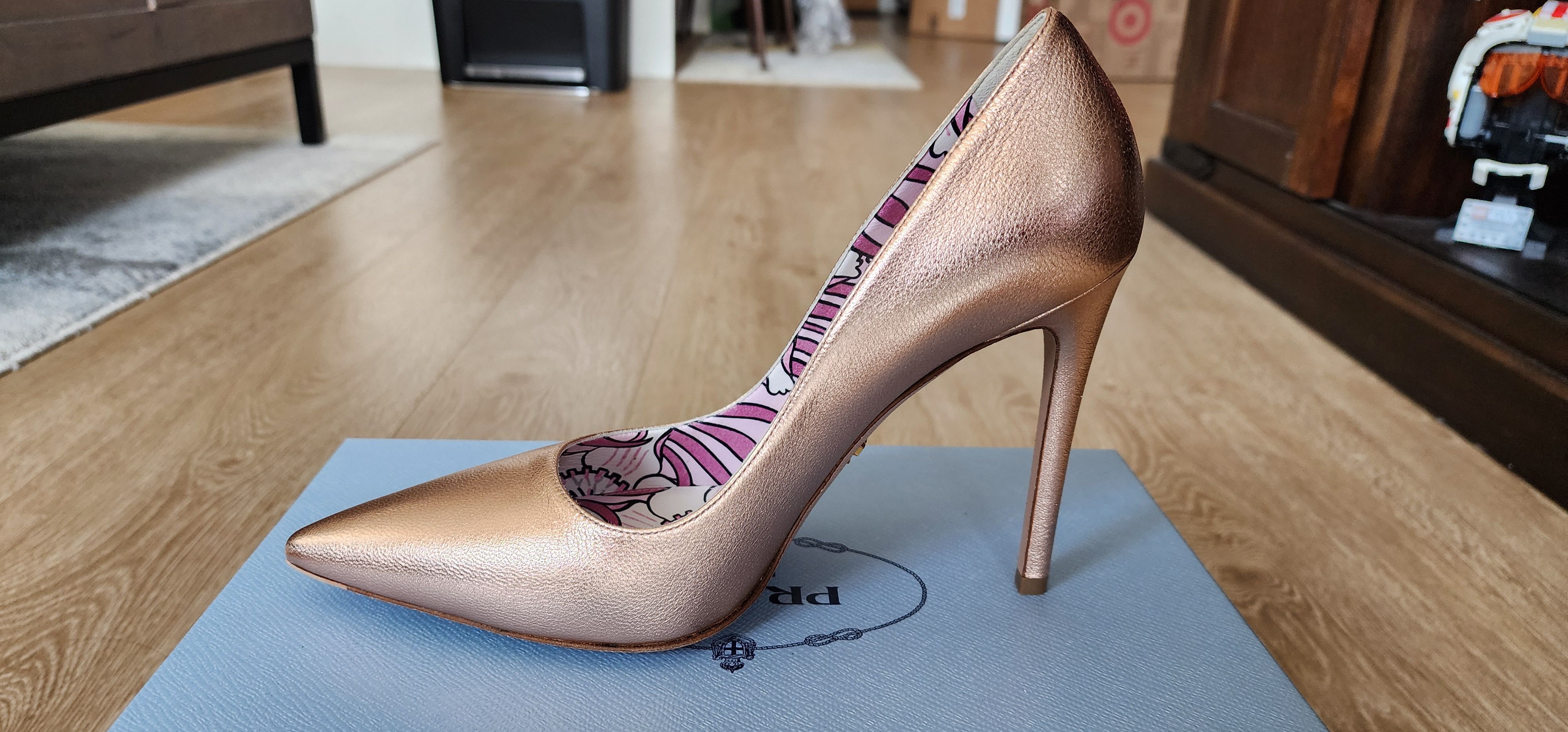 Prada Prada Clazature Donna Leather pump Size US 9.5 / IT 39.5 - 17 Thumbnail