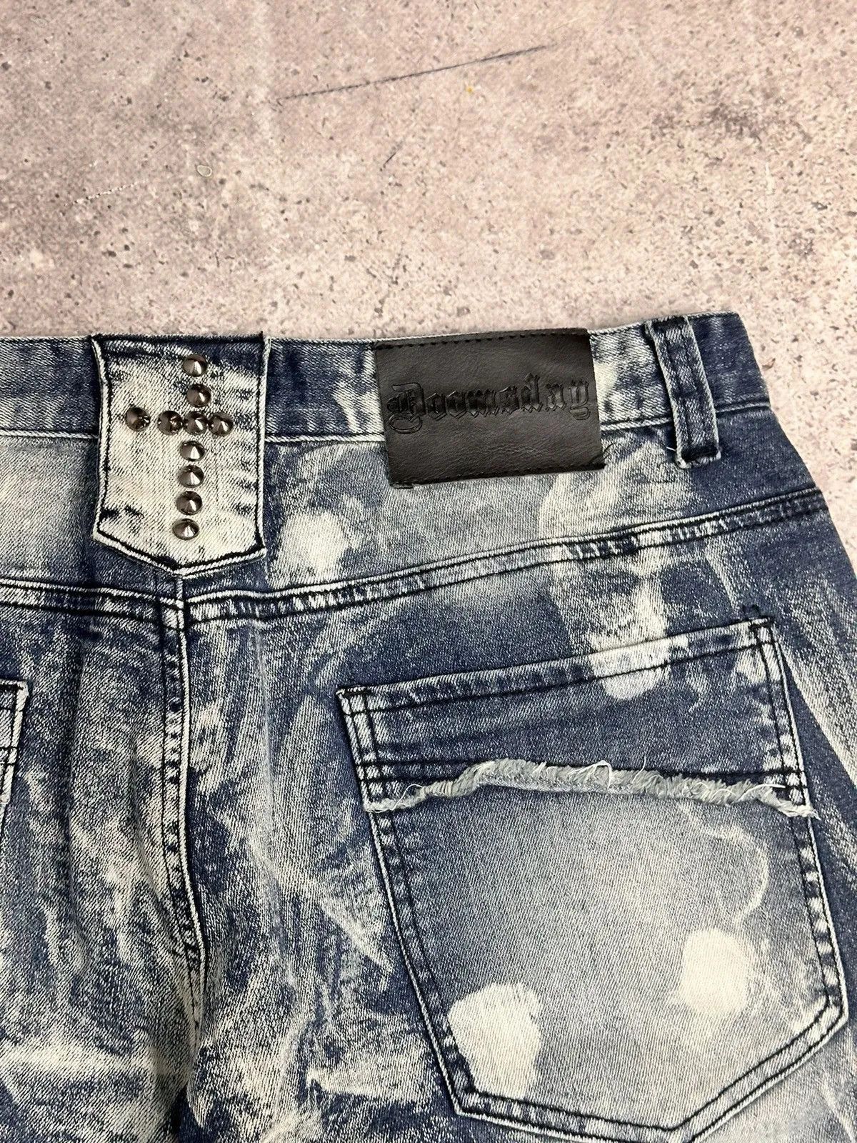Tornado Mart 👉 Vintage Gothic Cargo Pants Y2K Chrome Ed Hardy Style Size US 34 / EU 50 - 12 Thumbnail