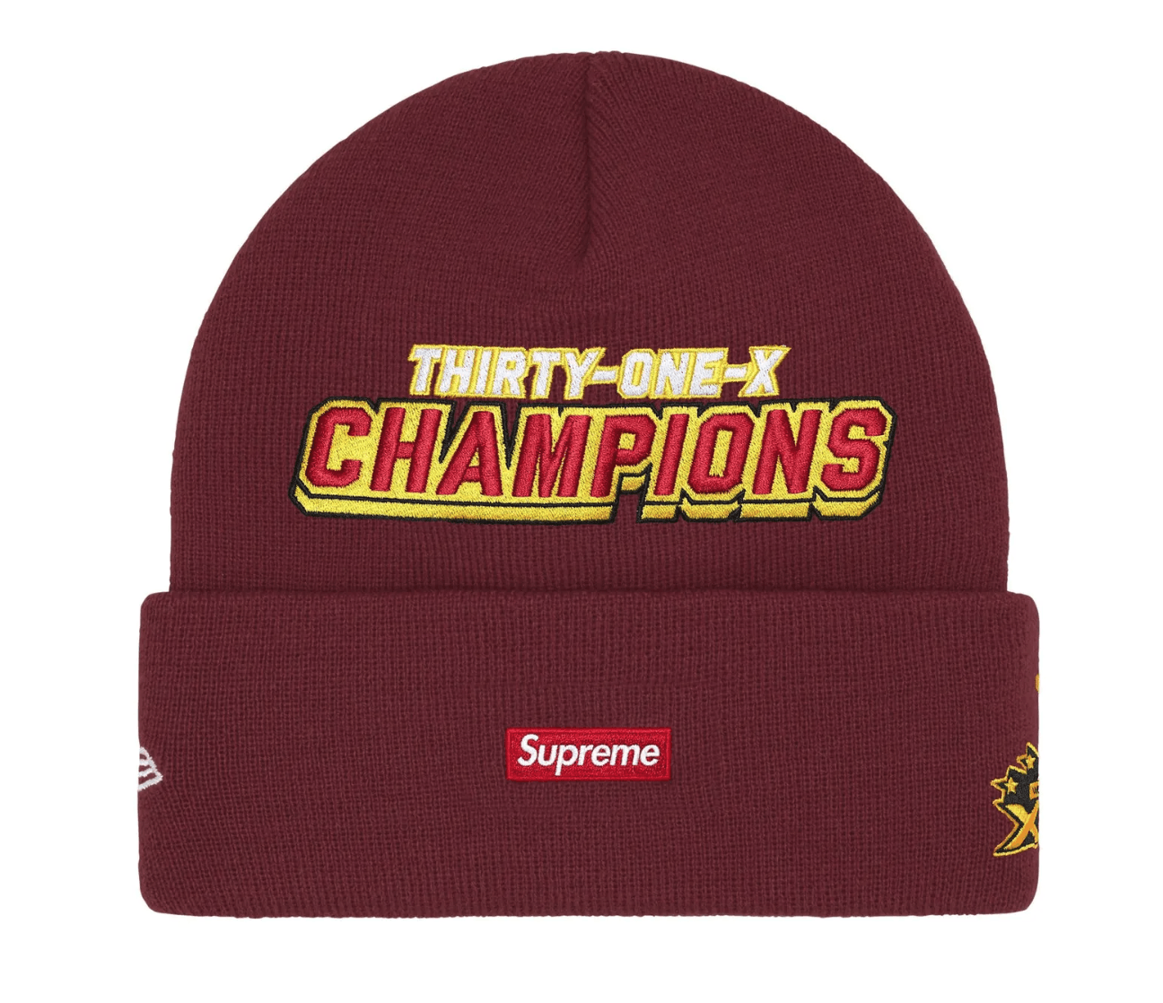 Supreme Supreme New Era Football Beanie Red size adjustable Size ONE SIZE - 2 Thumbnail