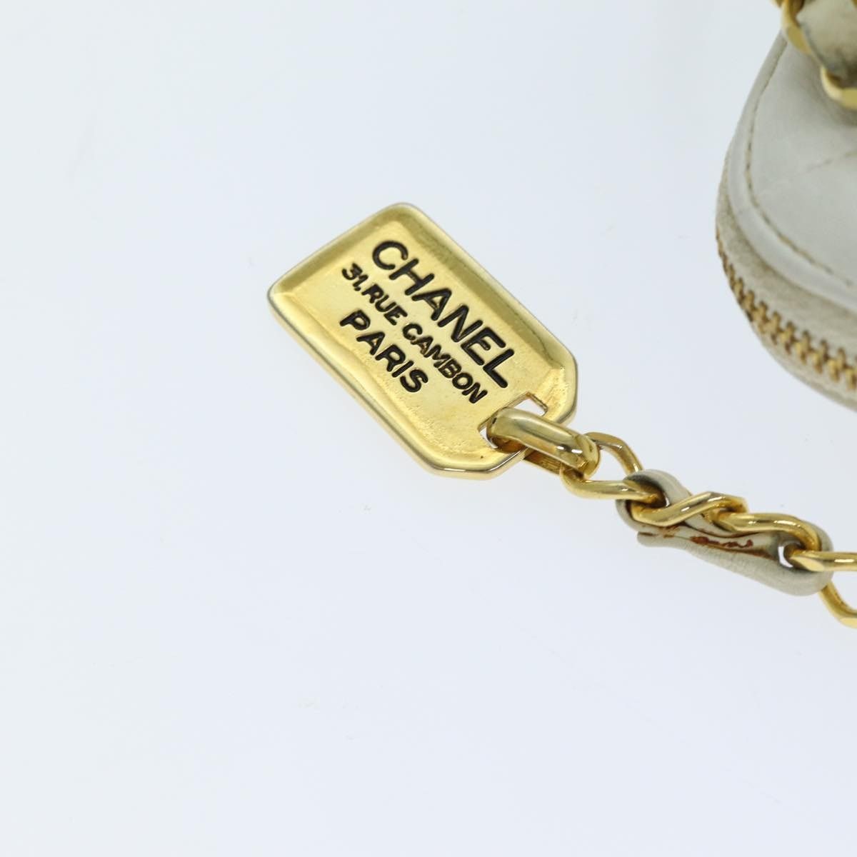 Chanel CHANEL Matelasse Chain Shoulder Bag Leather White CC Size ONE SIZE - 10 Thumbnail