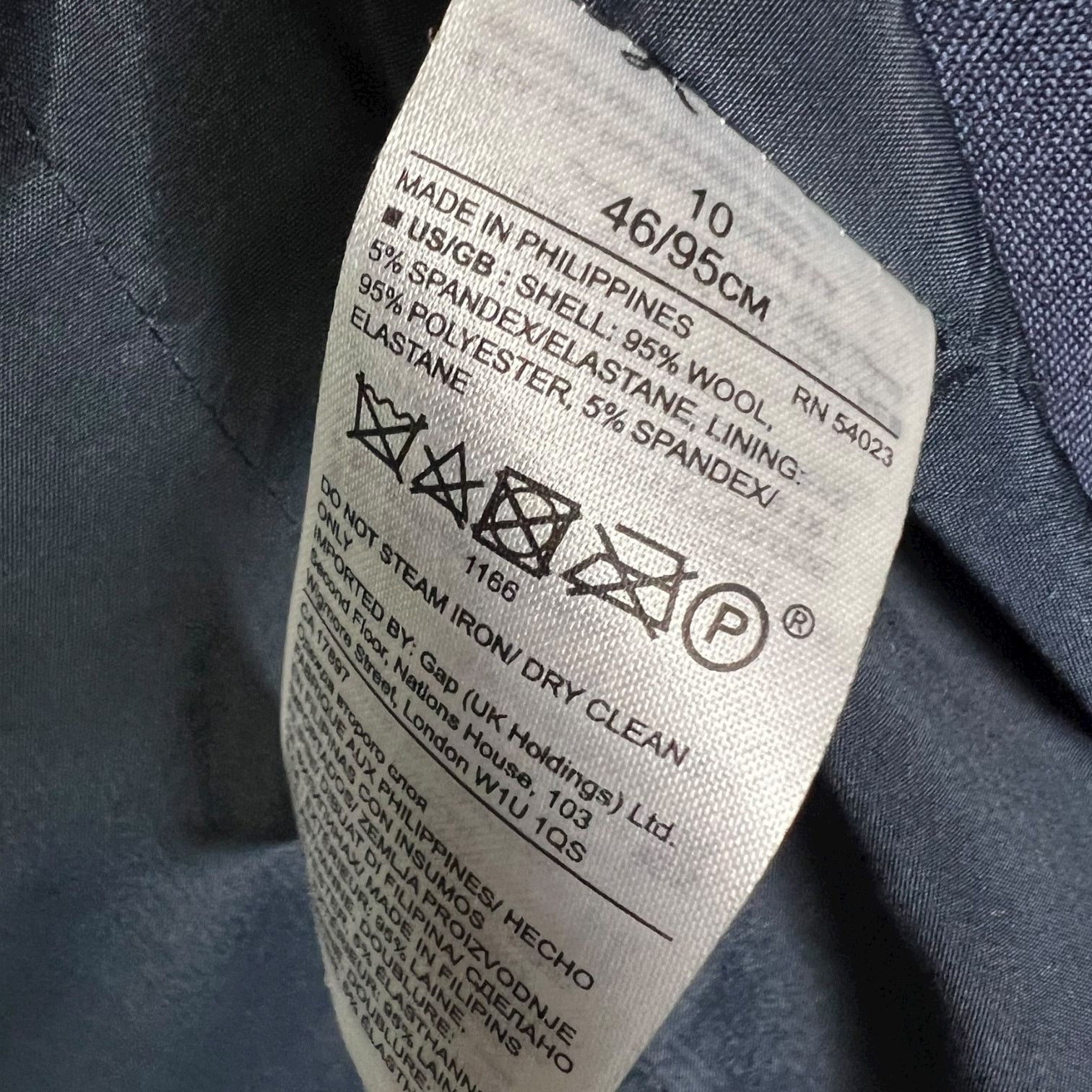 Banana Republic Women's Banana Republic Navy Blue Classic Wool Blazer - 10 Size L / US 10 / IT 46 - 5 Thumbnail