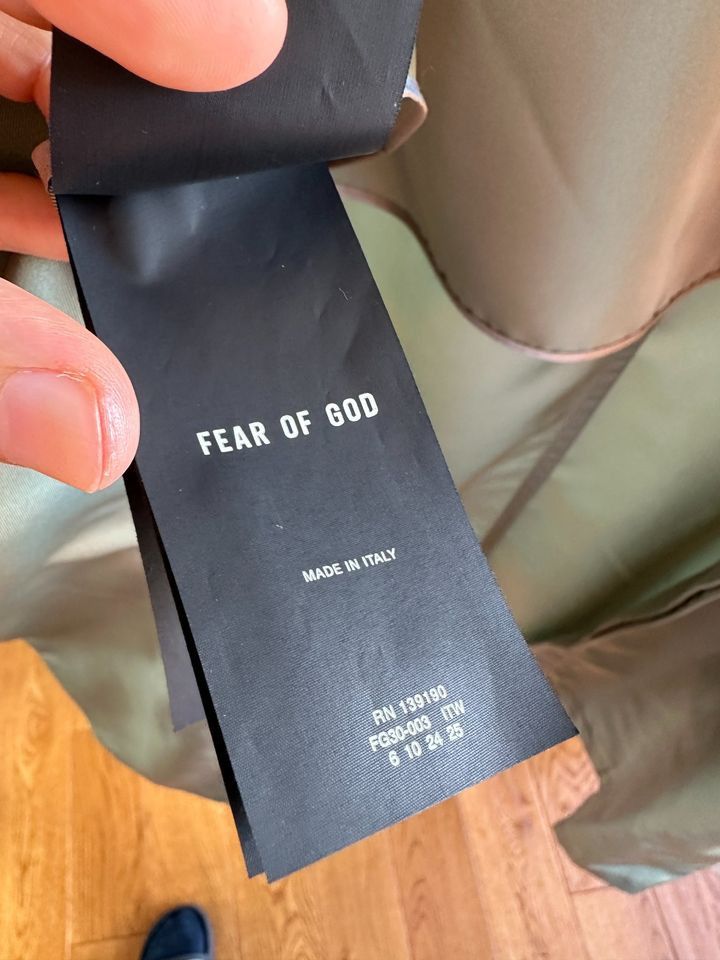 Fear of God FOG iridescent car coat Size US S / EU 44-46 / 1 - 8 Thumbnail