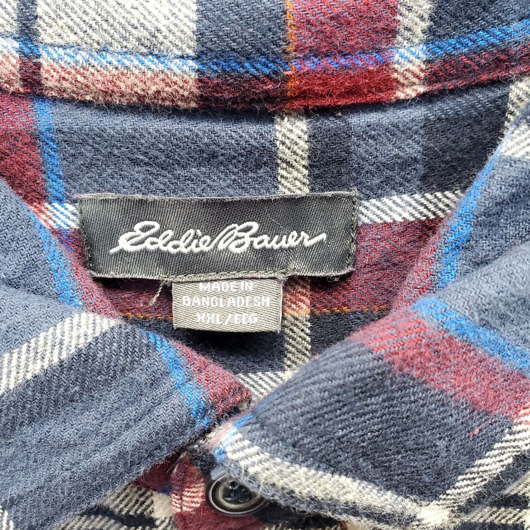 Eddie Bauer Eddie Bauer Bristol Flannel Shirt Mens XXL Multi Plaid Long Sleeve Button-Up Size US XXL / EU 58 / 5 - 5 Thumbnail