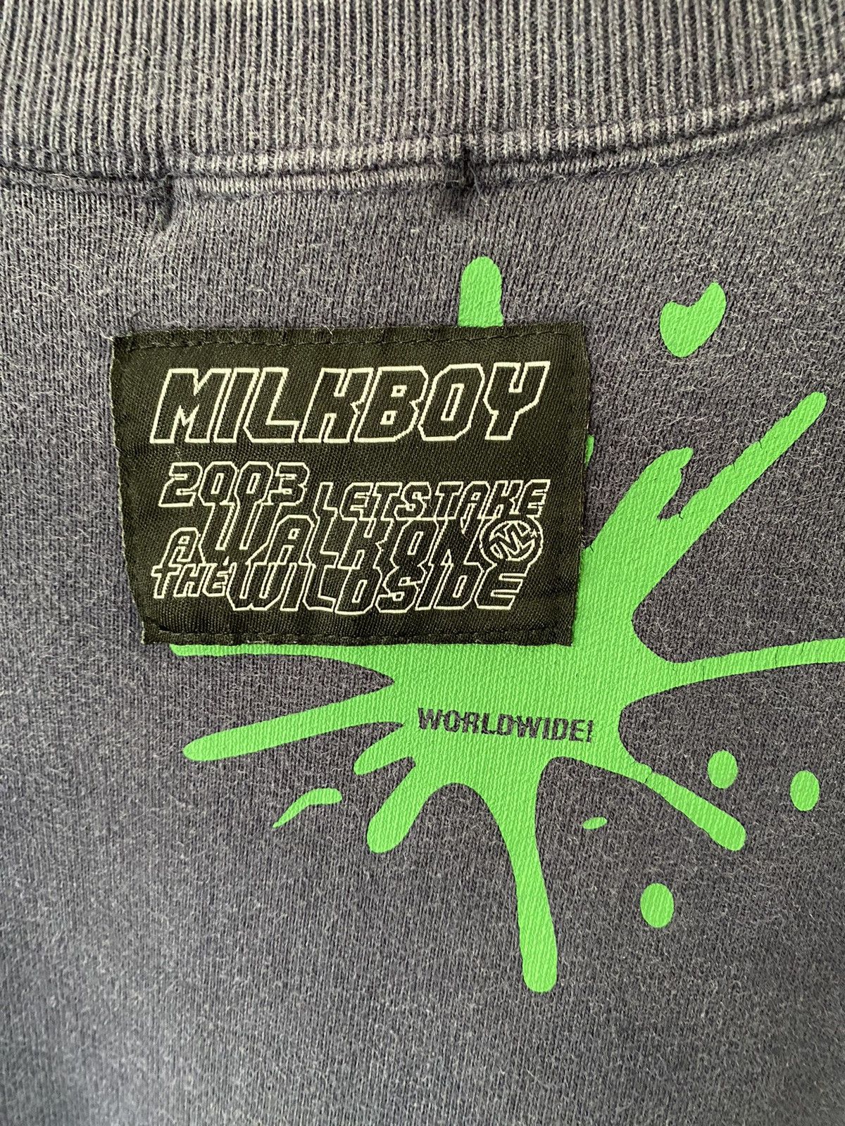 Junya Watanabe 🔥🔥AW2003 MILK BOY Poem Take a walk on the wild side Size US L / EU 52-54 / 3 - 9 Thumbnail