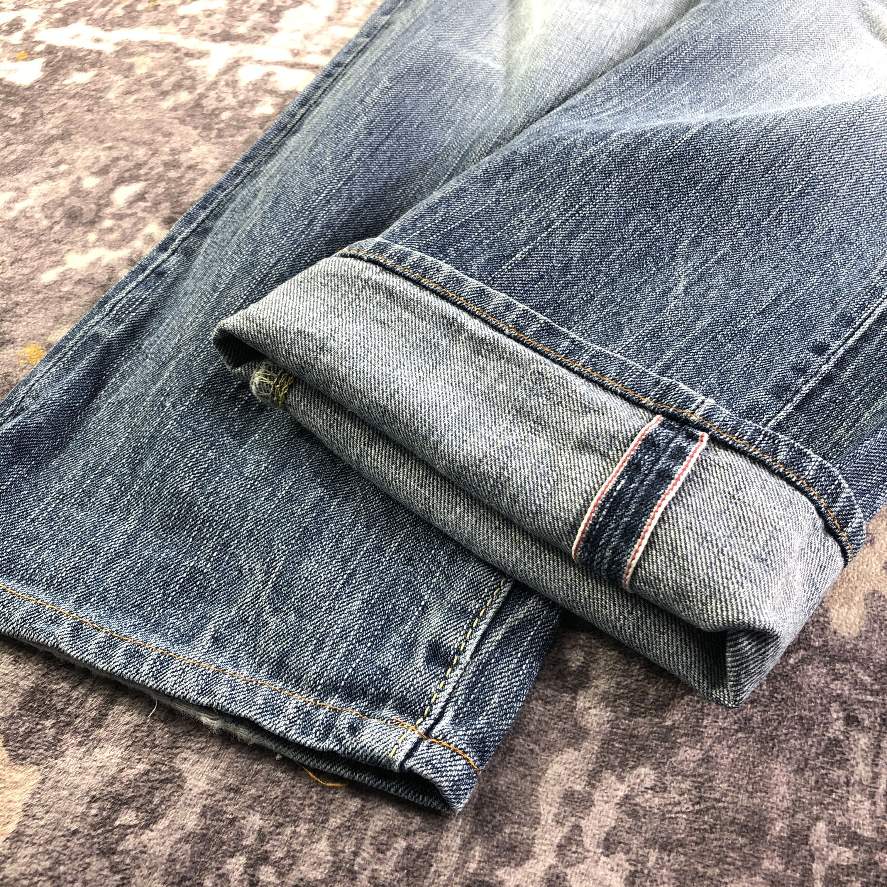 Edwin Vintage Blue Wash Edwin 505 Selvedge Jeans-JM3616 Size US 34 / EU 50 - 8 Thumbnail