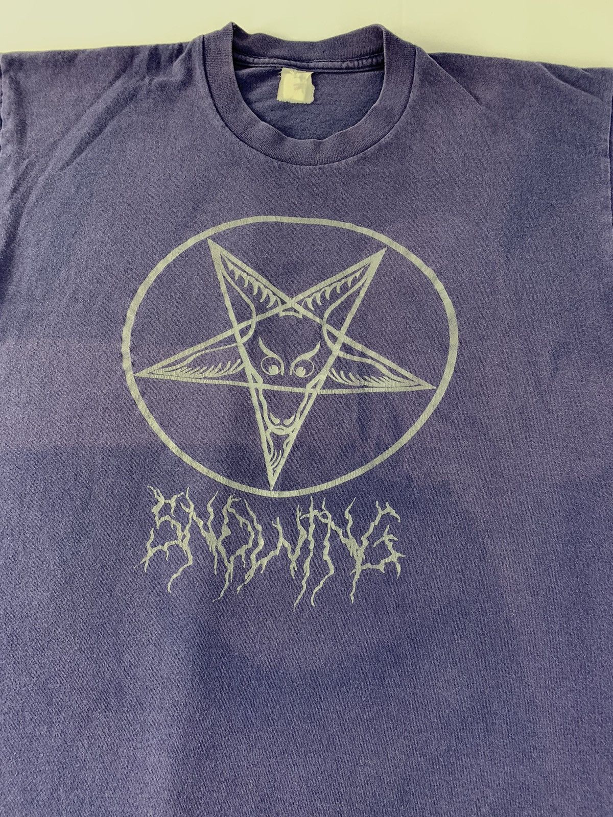 Japanese Brand Nemesis Square Of Opposition Hail Satan Crewneck Big Logo Size US L / EU 52-54 / 3 - 4 Thumbnail