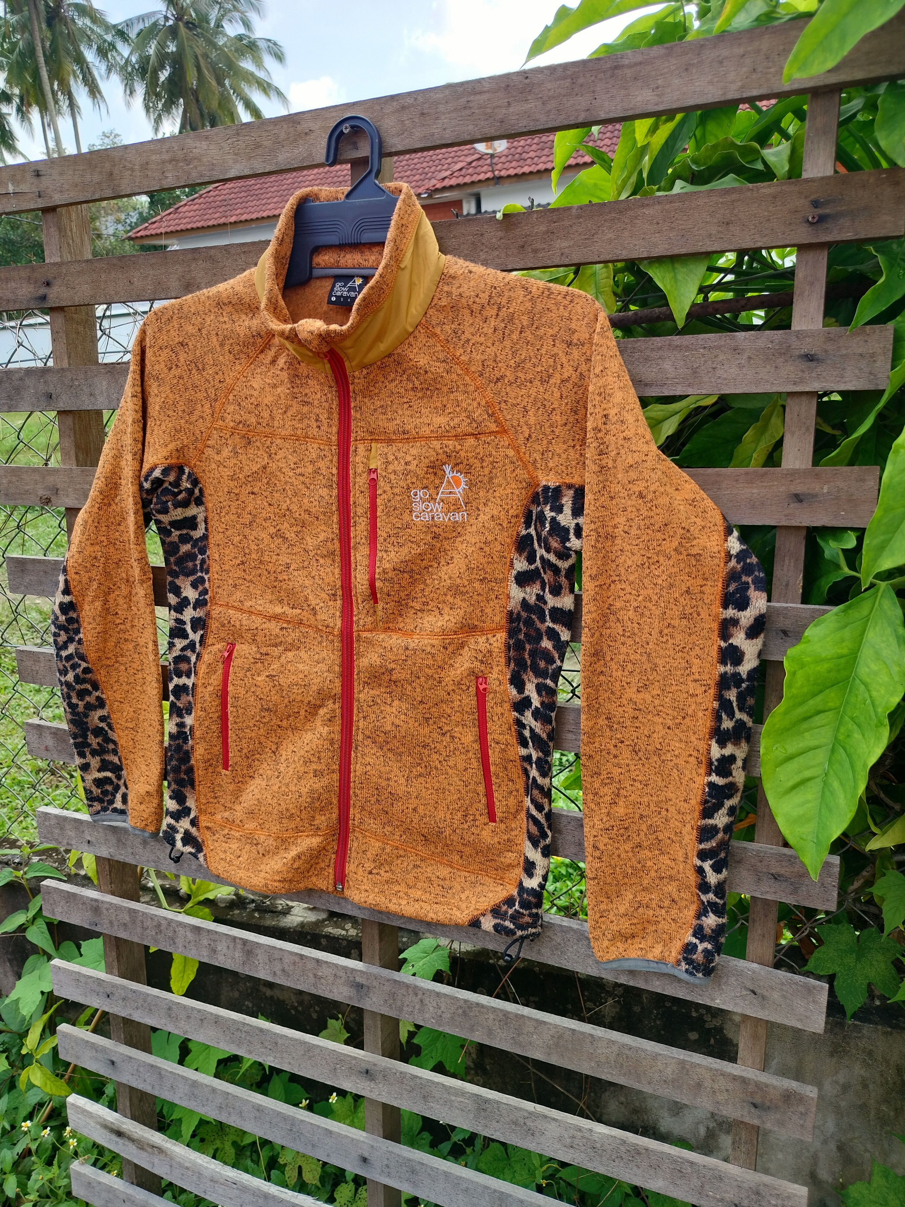 go slow caravan WILD!! GO SLOW CARAVAN LEOPARD 🐆 ZIPPER JACKET Size US S / EU 44-46 / 1 - 5 Thumbnail