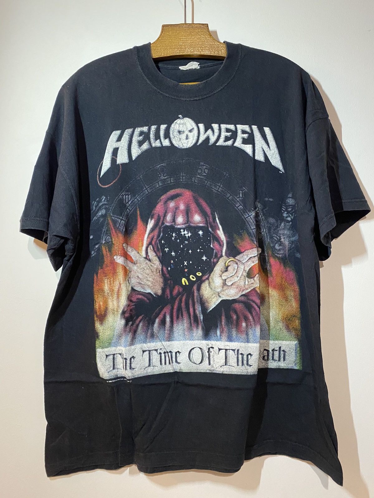 Band Tees × Vintage Vintage early 90s Helloween time of the oath shirt Size US XL / EU 56 / 4 - 1 Thumbnail