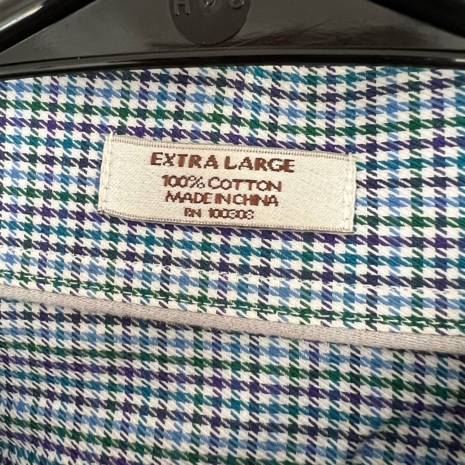 Peter Millar Peter Millar Mini Check Blue Mens Button Down Shirt XL EUC Size US XL / EU 56 / 4 - 4 Thumbnail
