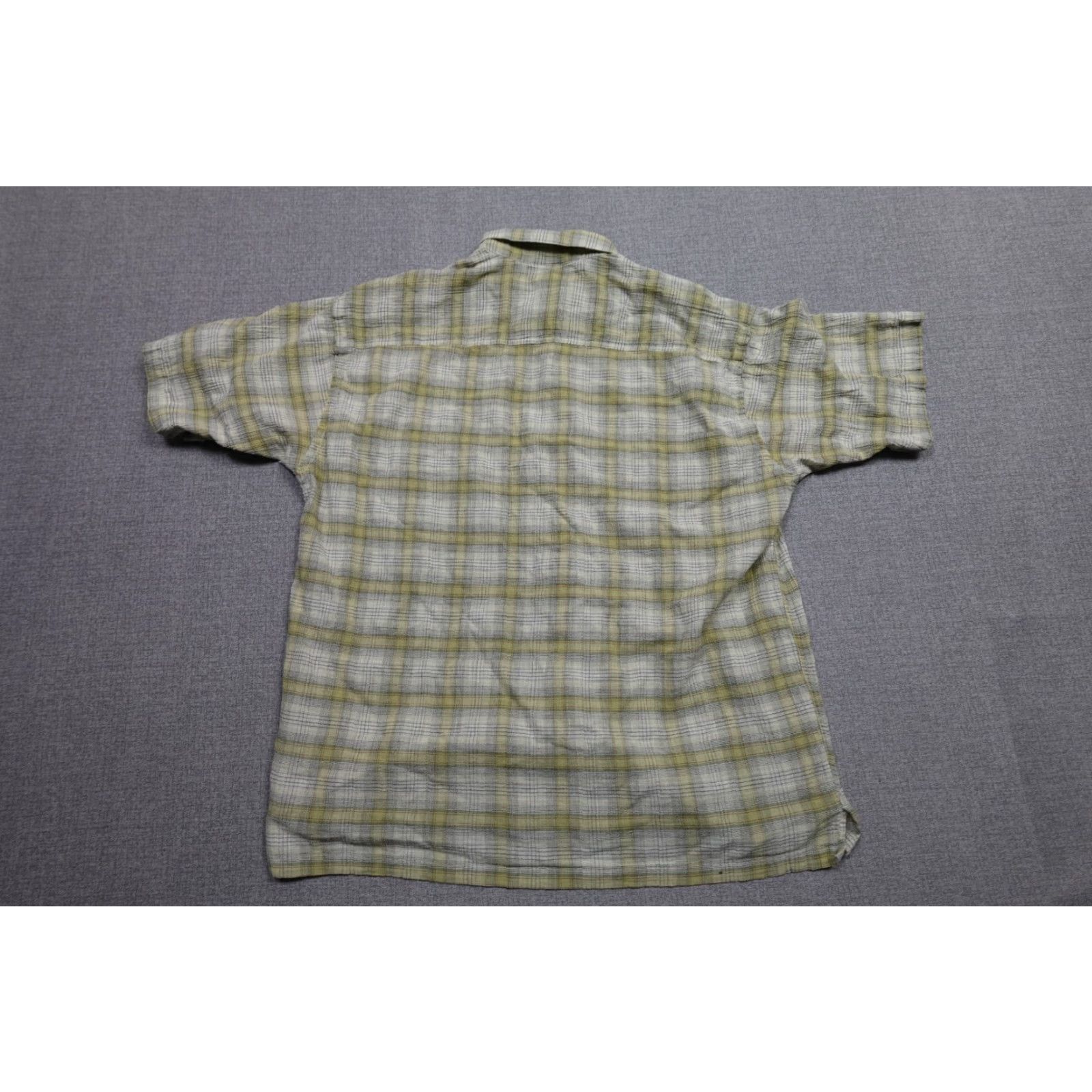 Patagonia Patagonia Shirt Mens Large Green Check Organic Cotton Camp Hiking Fishing Light Shirt Size US L / EU 52-54 / 3 - 6 Thumbnail