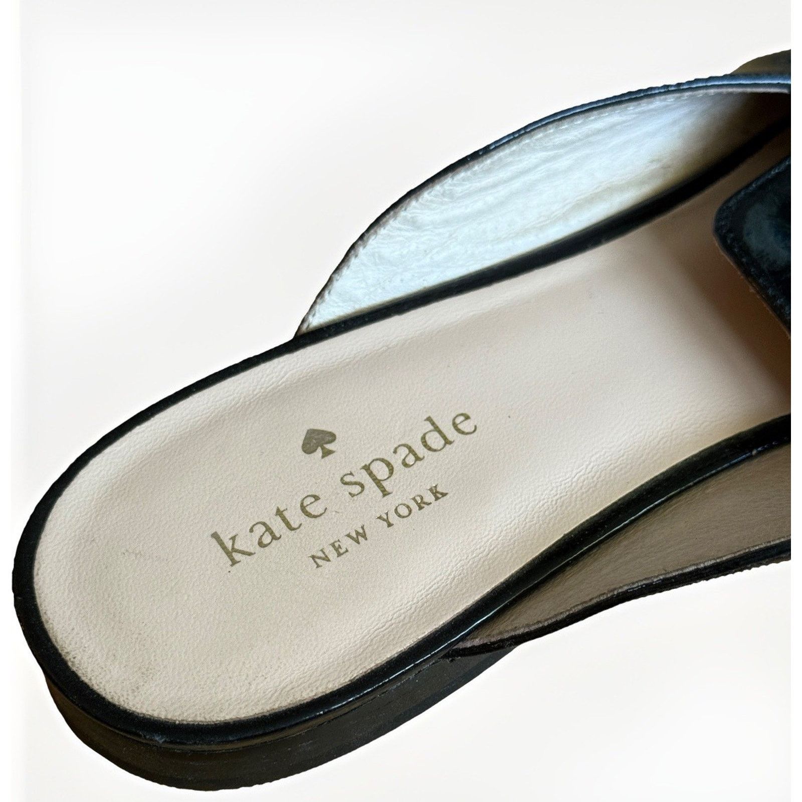 Kate Spade Kate Spade Mule Women Black Patent Leather Flat Size 9 Size US 9 / IT 39 - 4 Thumbnail