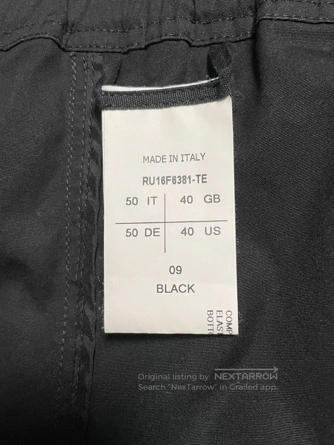 Rick Owens rick owens black cropped pants. Size US 40 / EU 56 - 3 Thumbnail