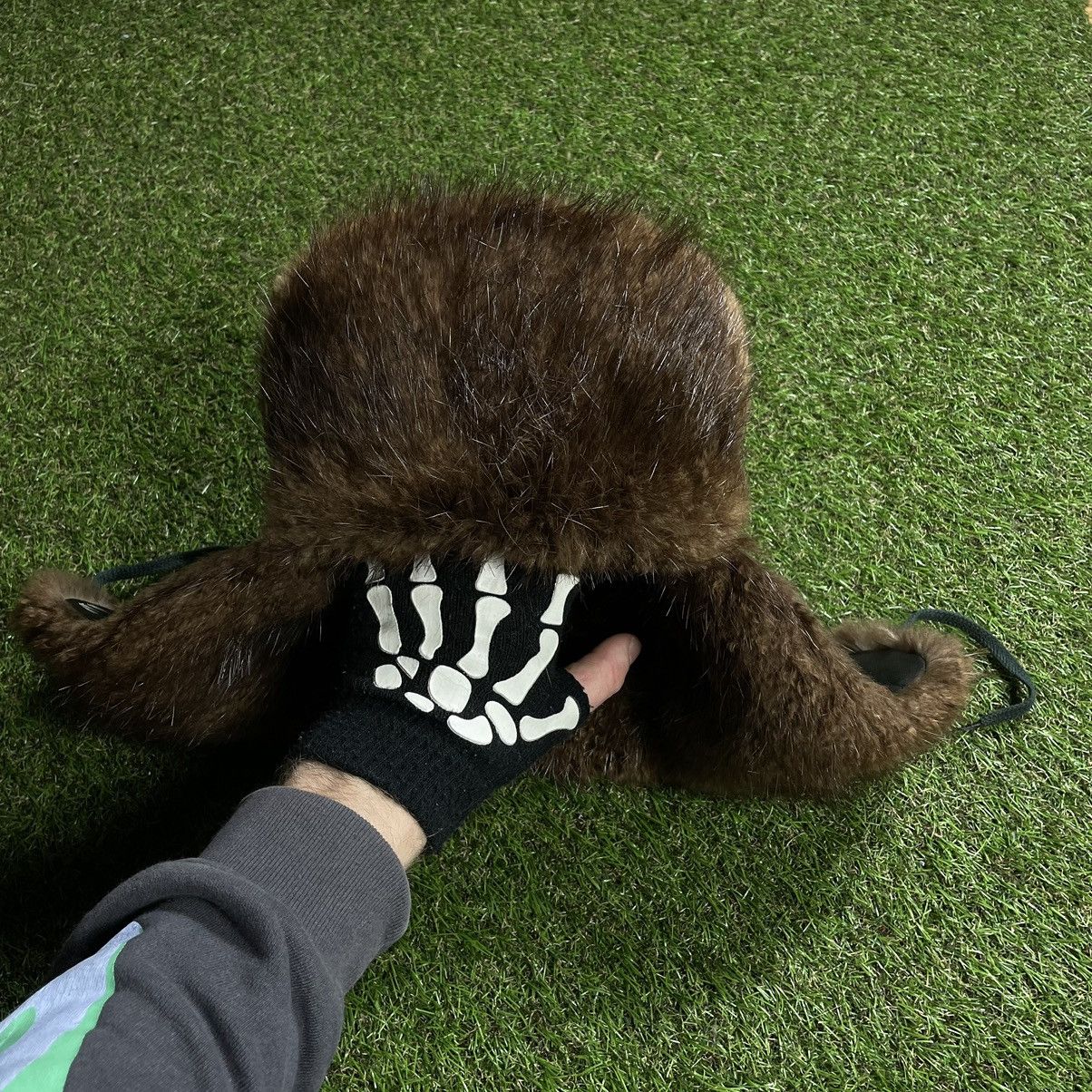 Vintage Vintage Y2K Fuzzy Mohair Beanie Alt Grunge Streetwear OS Size ONE SIZE - 2 Thumbnail