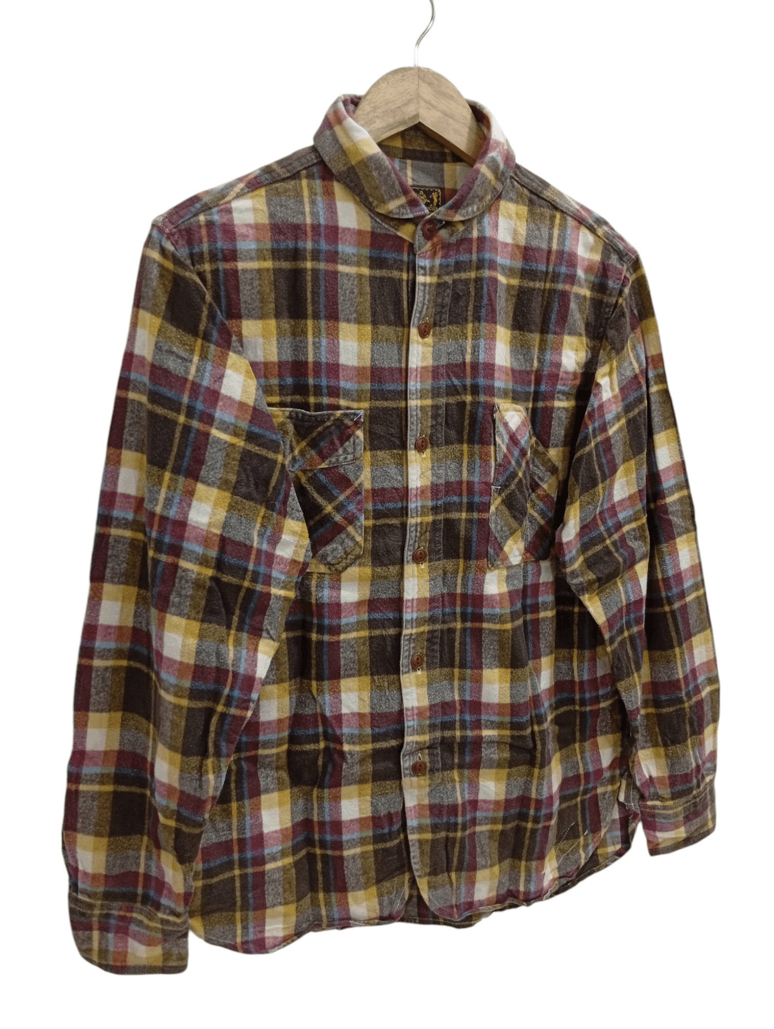 Cushman × Japanese Brand × Vintage 🔥🔥Cushman Plaid Flannel Shirt Size US M / EU 48-50 / 2 - 2 Thumbnail