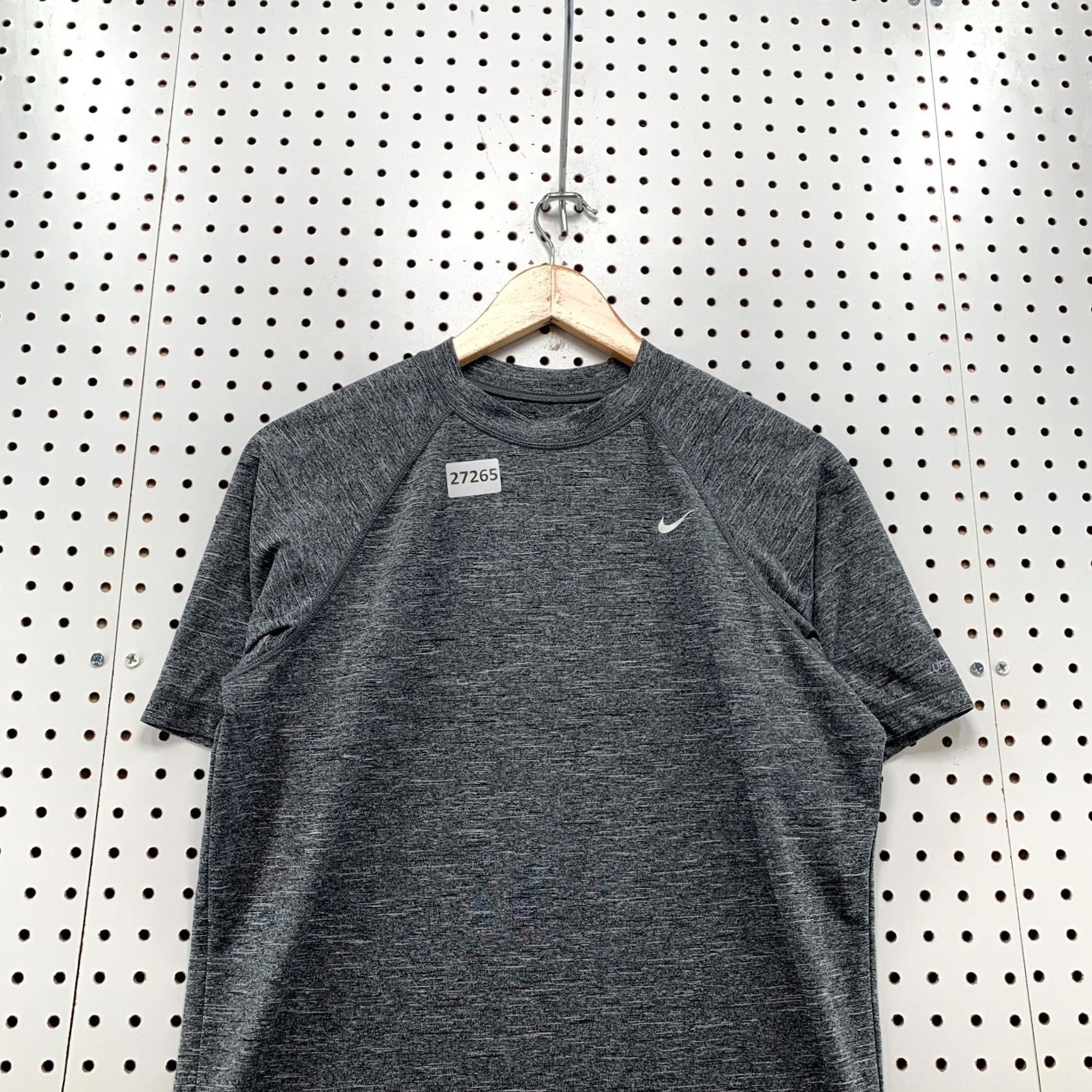 Nike Nike Dri Fit Active Shirt Gray Mens Small Workout Run Short Sleeve Size US S / EU 44-46 / 1 - 5 Thumbnail