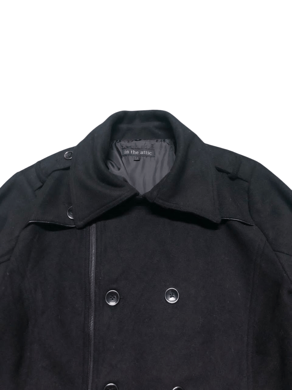 14th Addiction × If Six Was Nine × Japanese Brand Y2K In The Attic Double Collar Double Breasted Wool Jacket Size US M / EU 48-50 / 2 - 7 Thumbnail