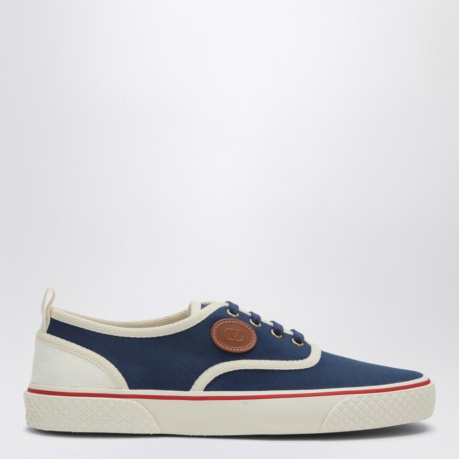 Valentino o1d2blof1025 Low-Top Sneakers in Blue/White Size US 7.5 / EU 40-41 - 1 Thumbnail