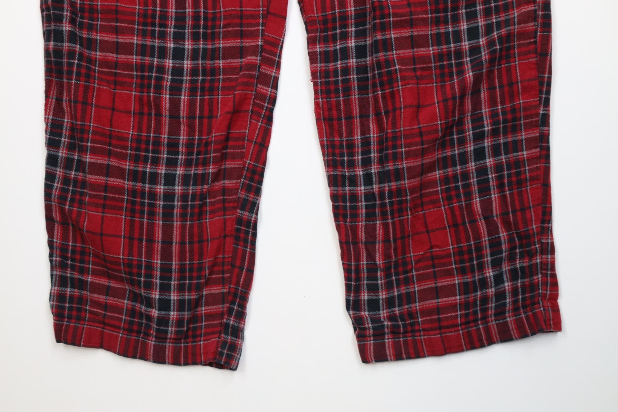 Nautica Vintage 90s Y2K Nautica Wide Leg Flannel Pajamas Pants Pjs Size US 34 / EU 50 - 4 Thumbnail
