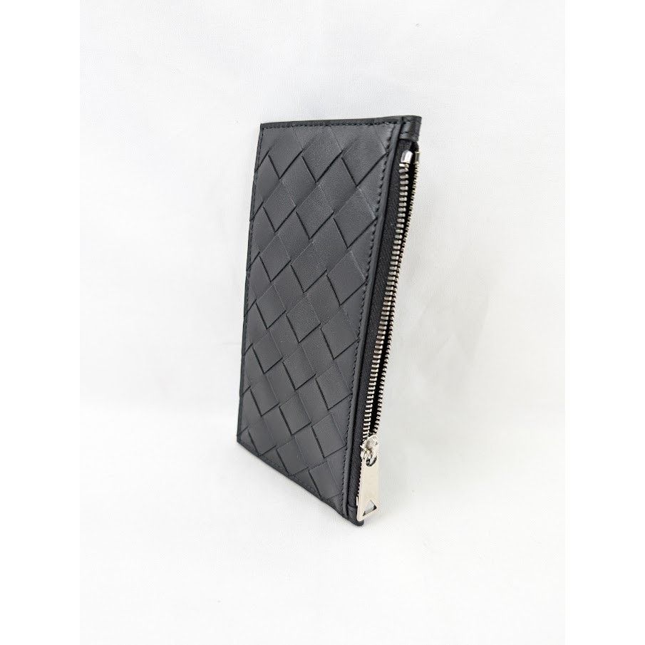 Bottega Veneta o1rshd1 Size: OS / Intreccio Zipper Pouch in Black Size ONE SIZE - 10 Thumbnail