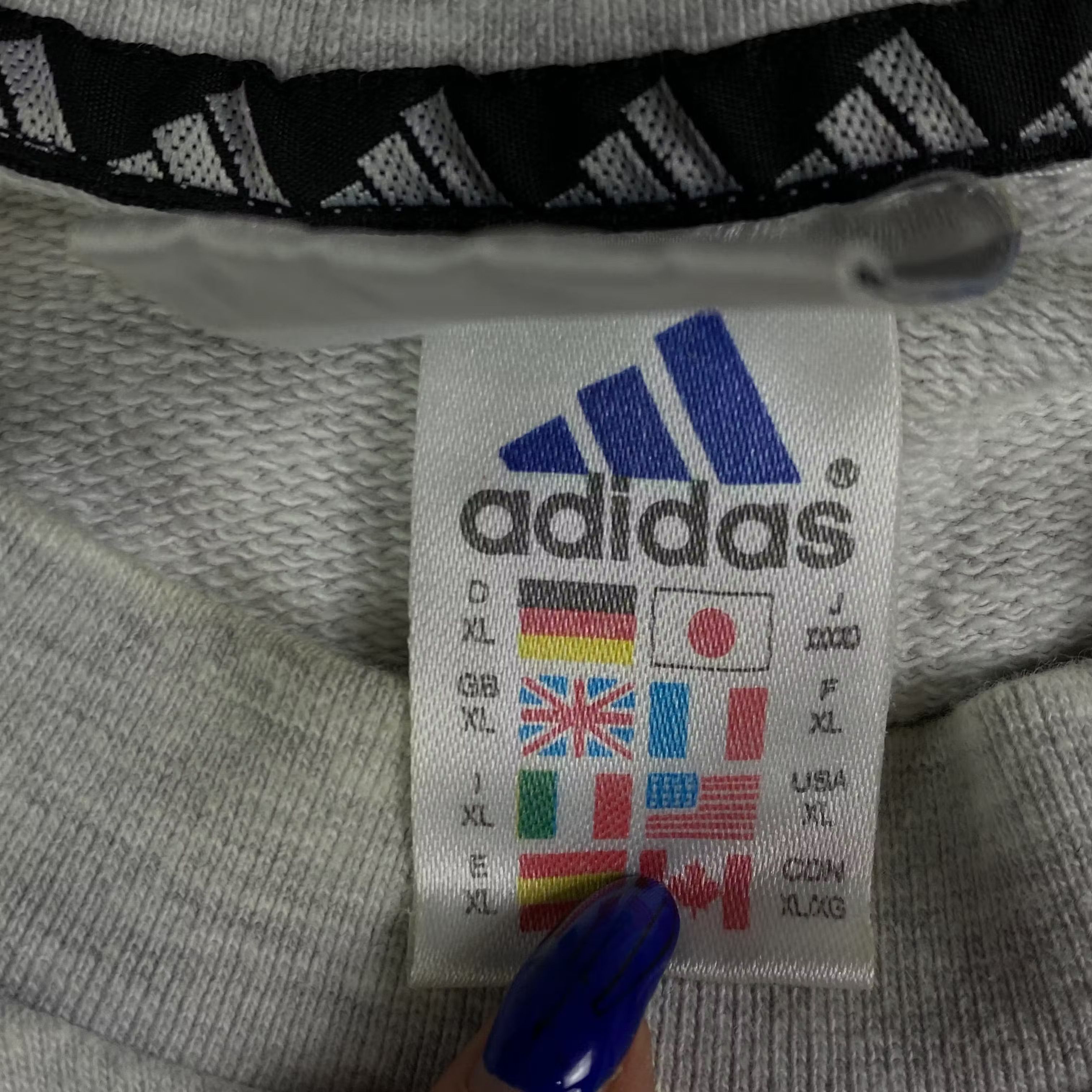 Adidas × Vintage Mens Sweatshirt Adidas Vintage Size XL World Cross Country Size US XL / EU 56 / 4 - 7 Thumbnail
