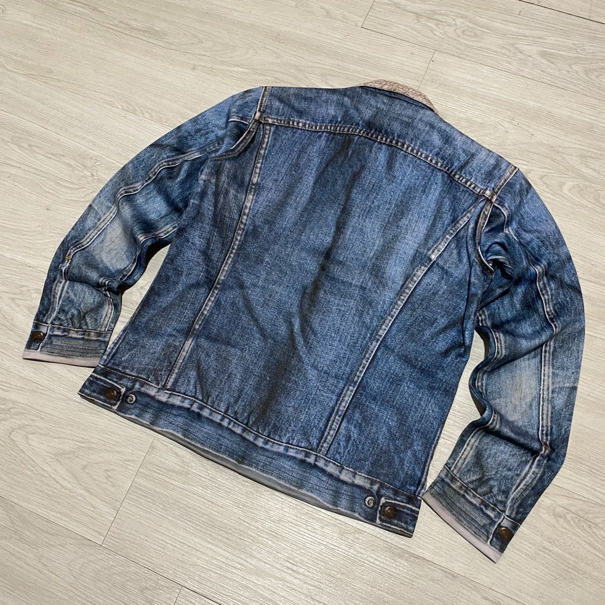 Vintage Unique 3d printed soft jacket double zipper Size US L / EU 52-54 / 3 - 2 Thumbnail