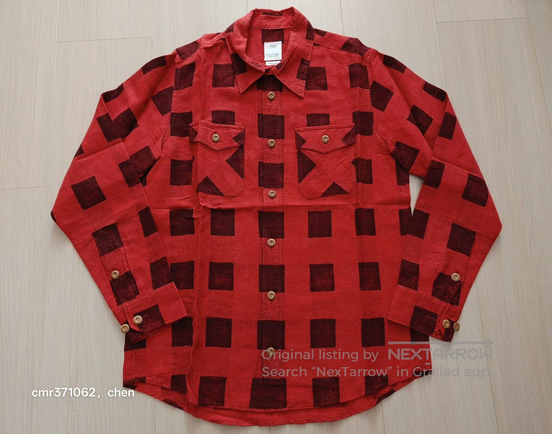 VISVIM 18SS BLACK ELK FLANNEL.