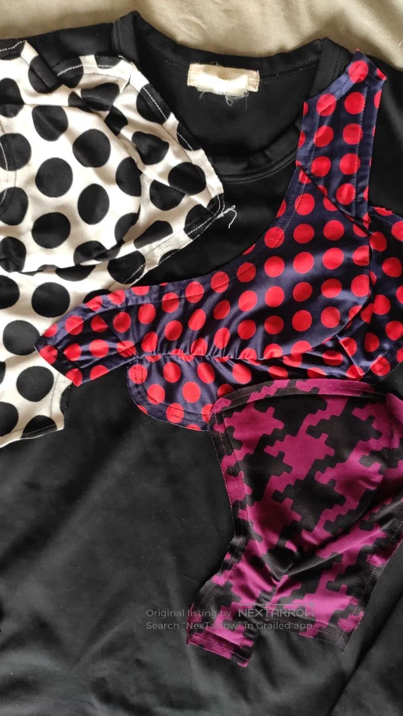 Comme des Garcons Comme Des Garcons Polka Dot Splice Long Sleeve Size S / US 4 / IT 40 - 2 Thumbnail