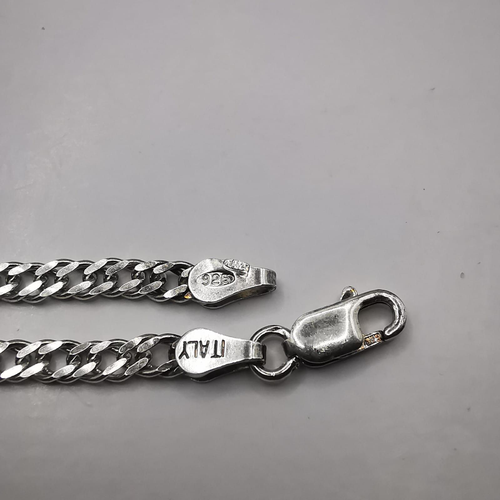 Sterling Silver Vintage Chain,925 Sterling Silver,Signed ,Handmade 14,89g Size ONE SIZE - 6 Thumbnail