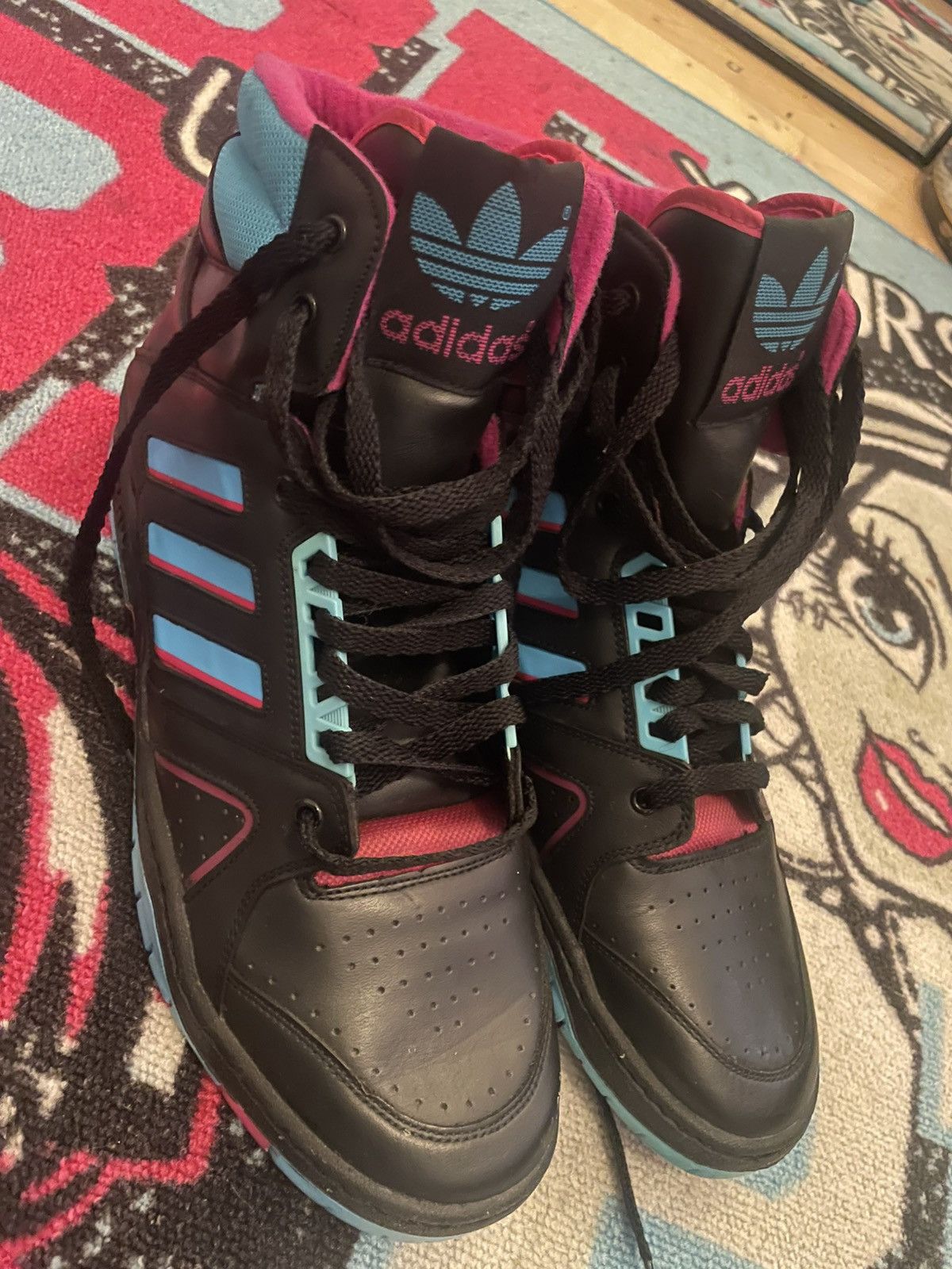 Adidas Vintage Adidas 80S Association high Czechoslovakia Size US 12 / EU 45 - 11 Thumbnail