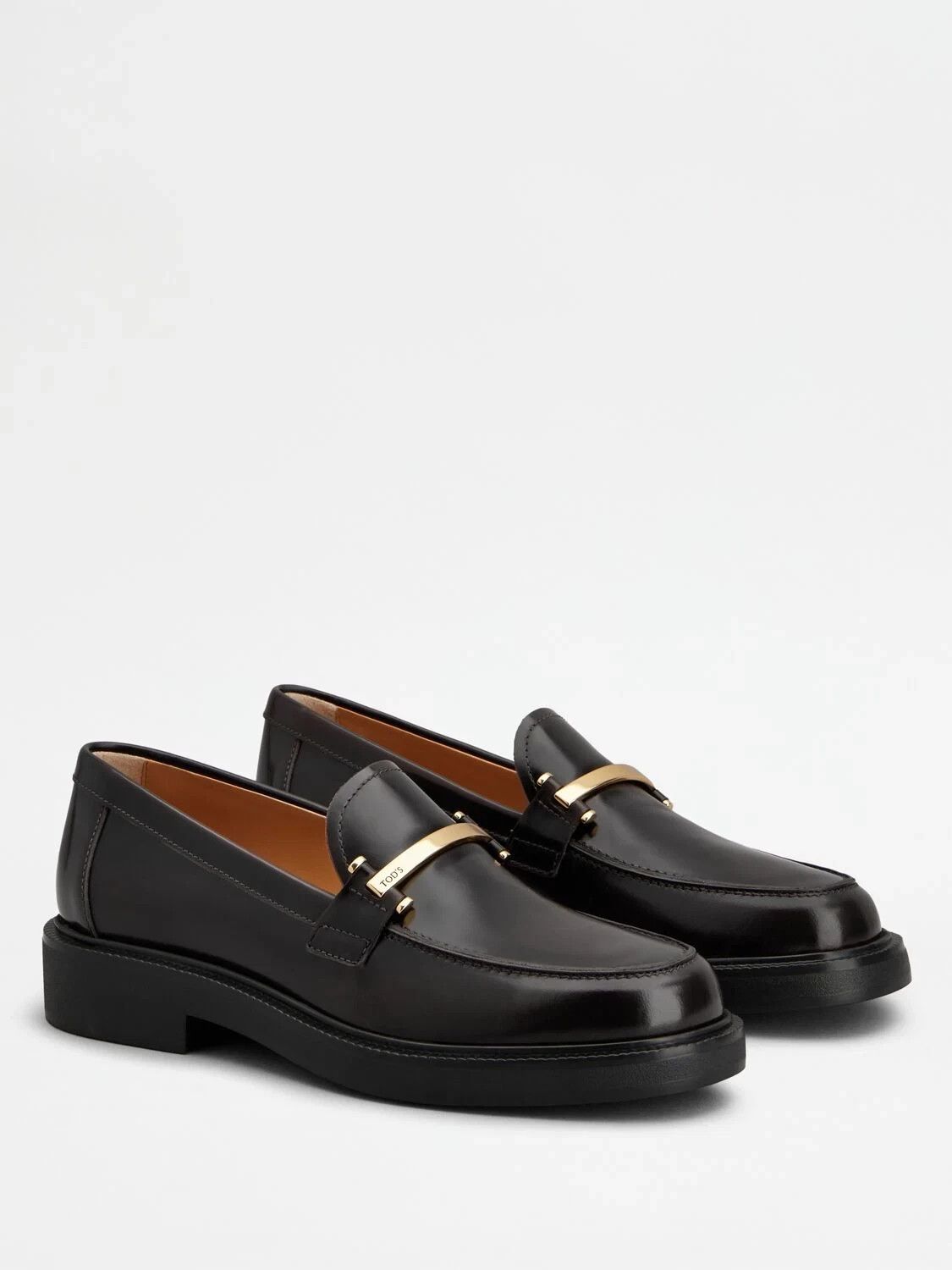 Tod's TOD'S Black Leather Loafers New Size US 11 / IT 41 - 2 Thumbnail